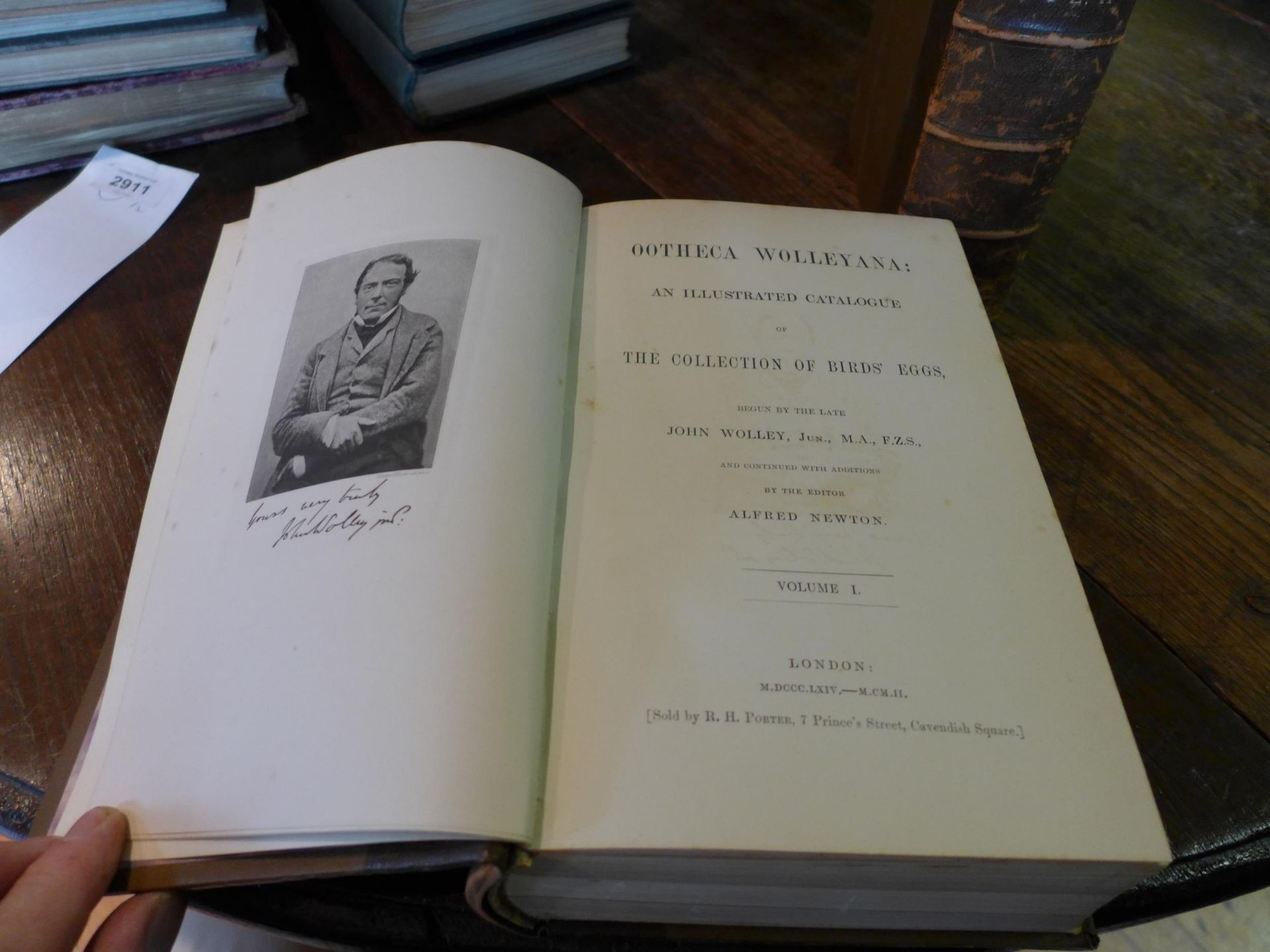 JOHN WOLLEY 'OOTHECA WOLLYANA', AN ILLUSTRATED CATALOGUE, IN TWO VOLUMES, LONDON 1864-1902 - Image 2 of 3