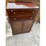 A MID 20TH CENTURY MAHOGANY TALLBOY, 33" WIDE