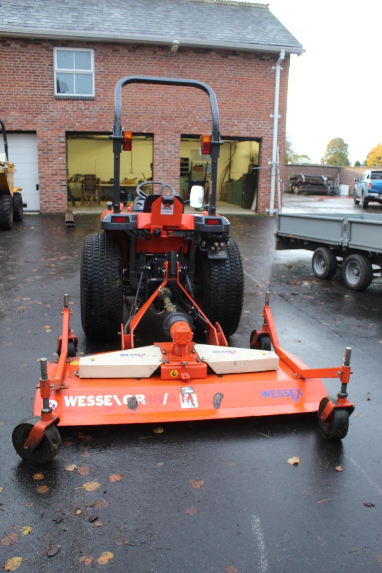 A KUBOTA STa-35 TRACTOR WITH A WESSEX CR18/4 MOWER/TOPPER 172 HOURS -NO VAT - Image 3 of 9