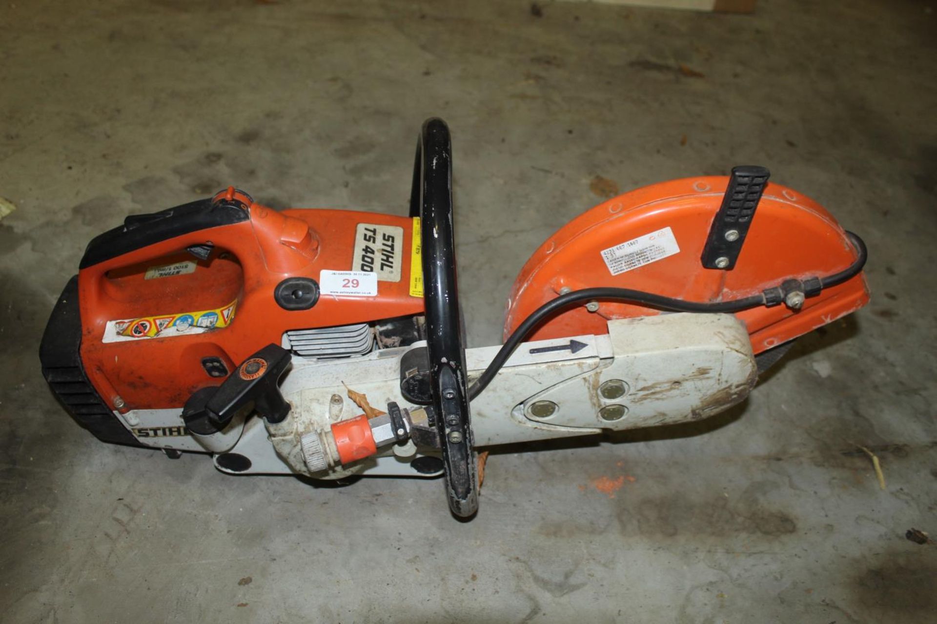 A STIHL TS400 STONE CUTTER