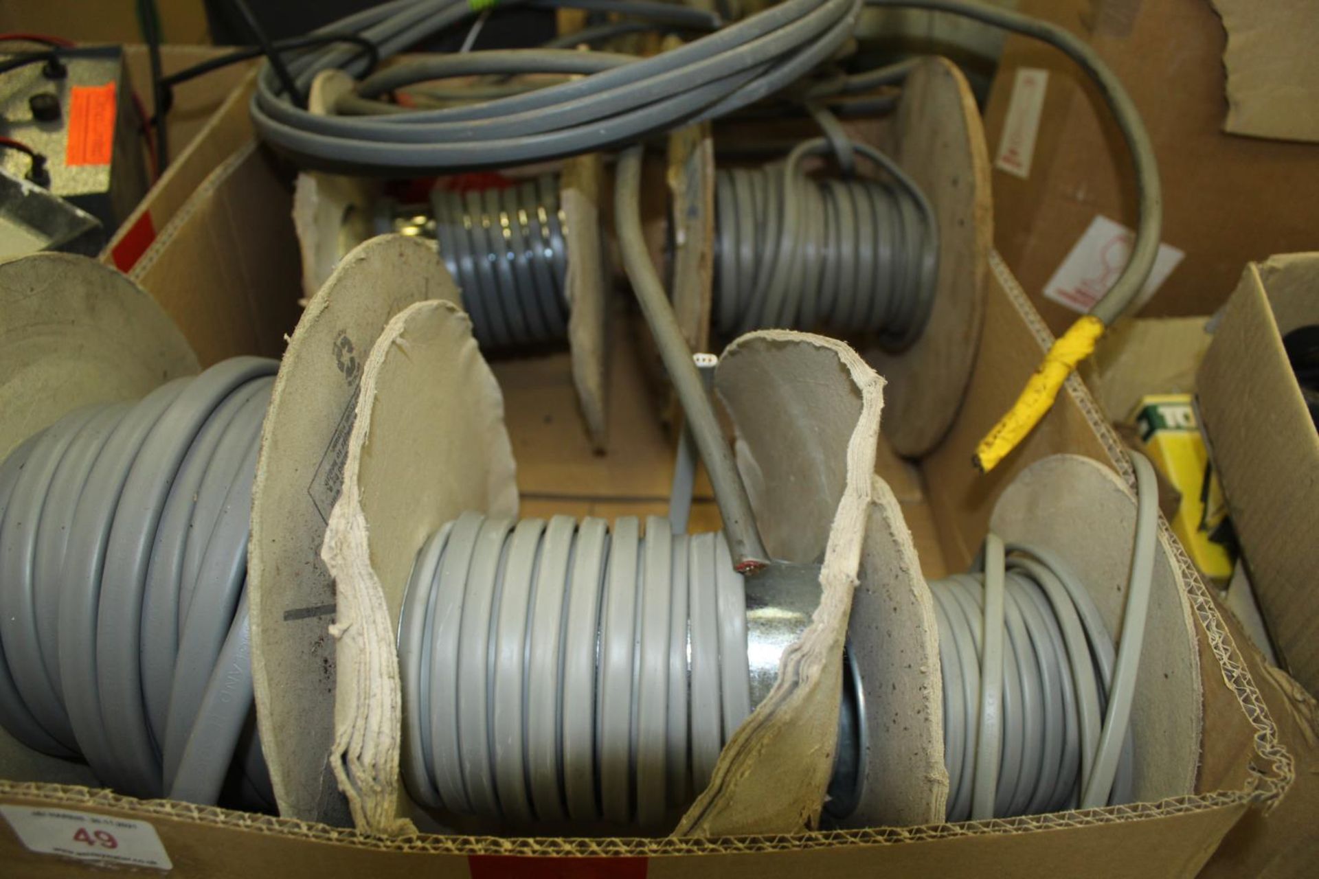 SEVEN PART REELS OF ELECTRIC CABLE AND FURTHER CABLE - Image 2 of 3