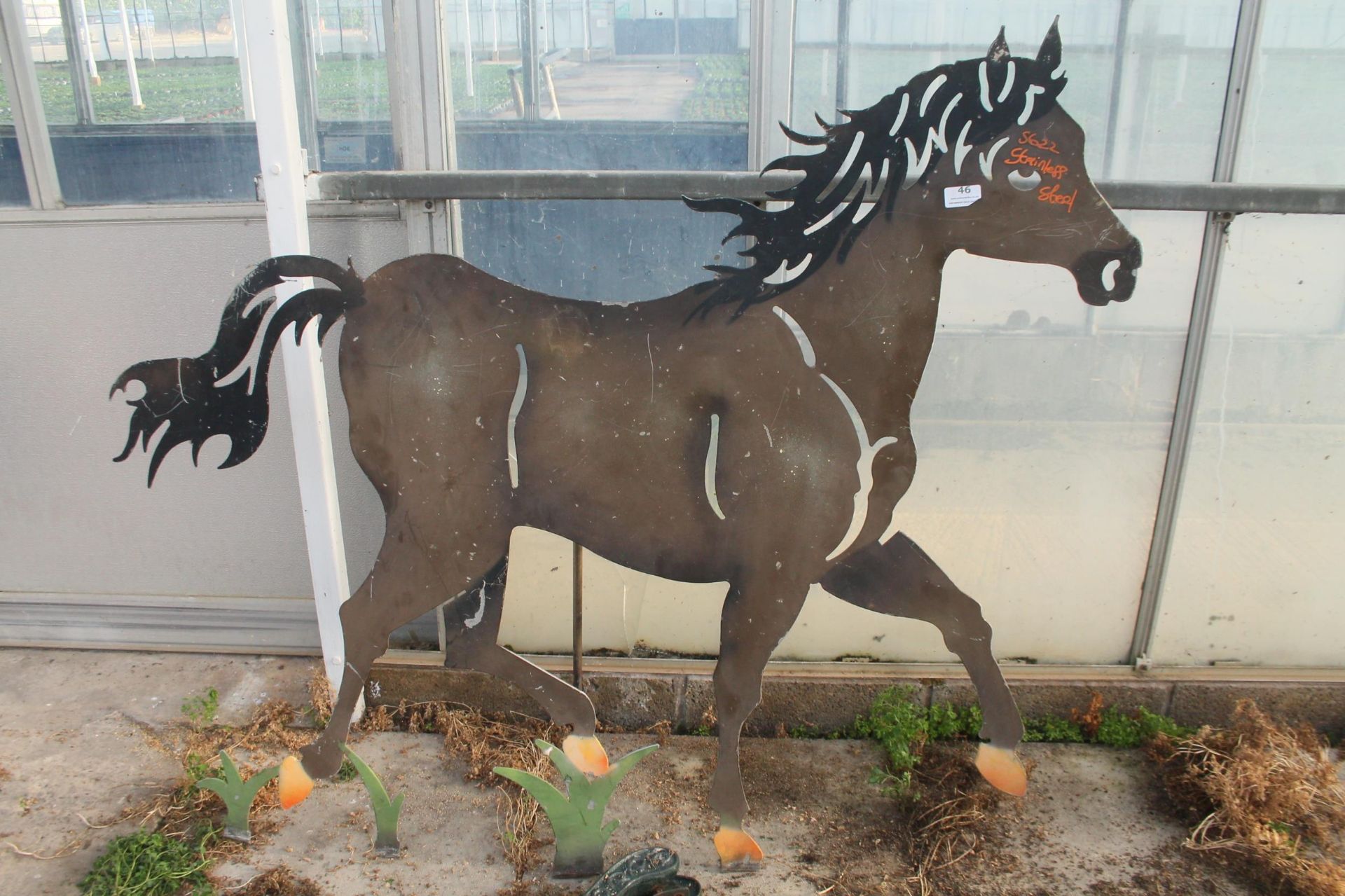 STAINLESS STEEL HORSE - NO VAT