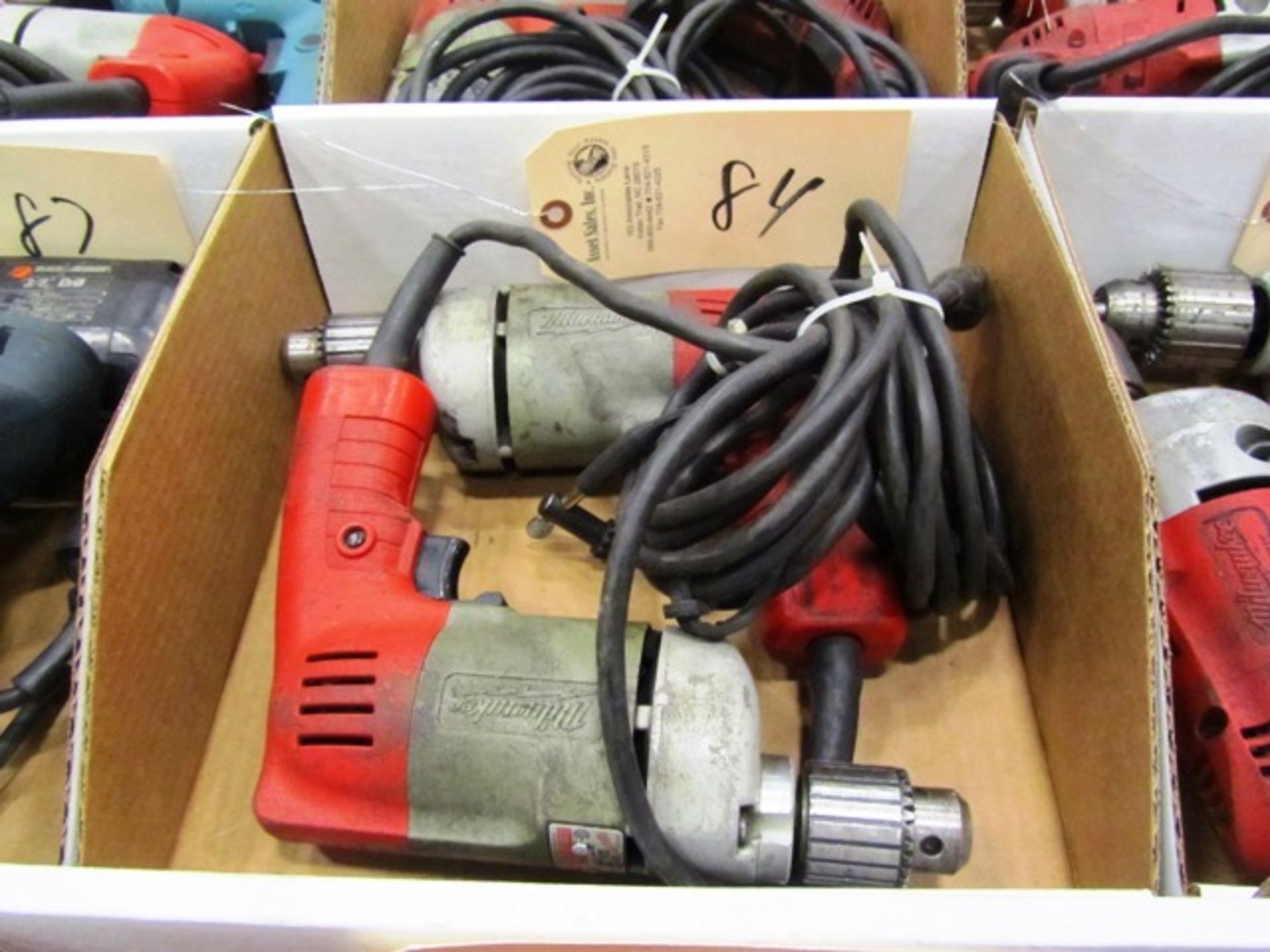 (2) Milwaukee Electric Hand Drills