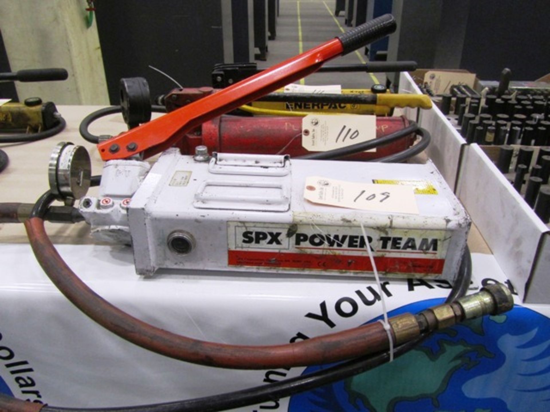 SPX Power Team Model B 10,000 PSI Hydraulic Unit