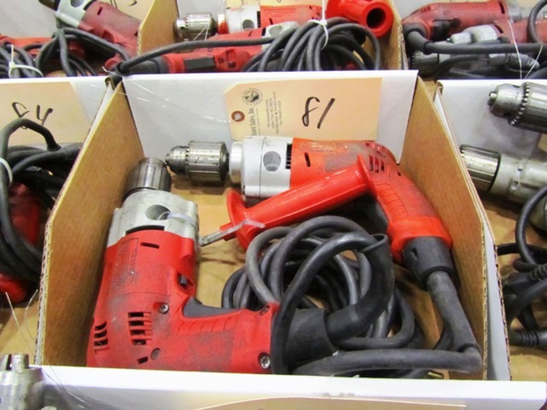 (2) Milwaukee Electric Hand Drills