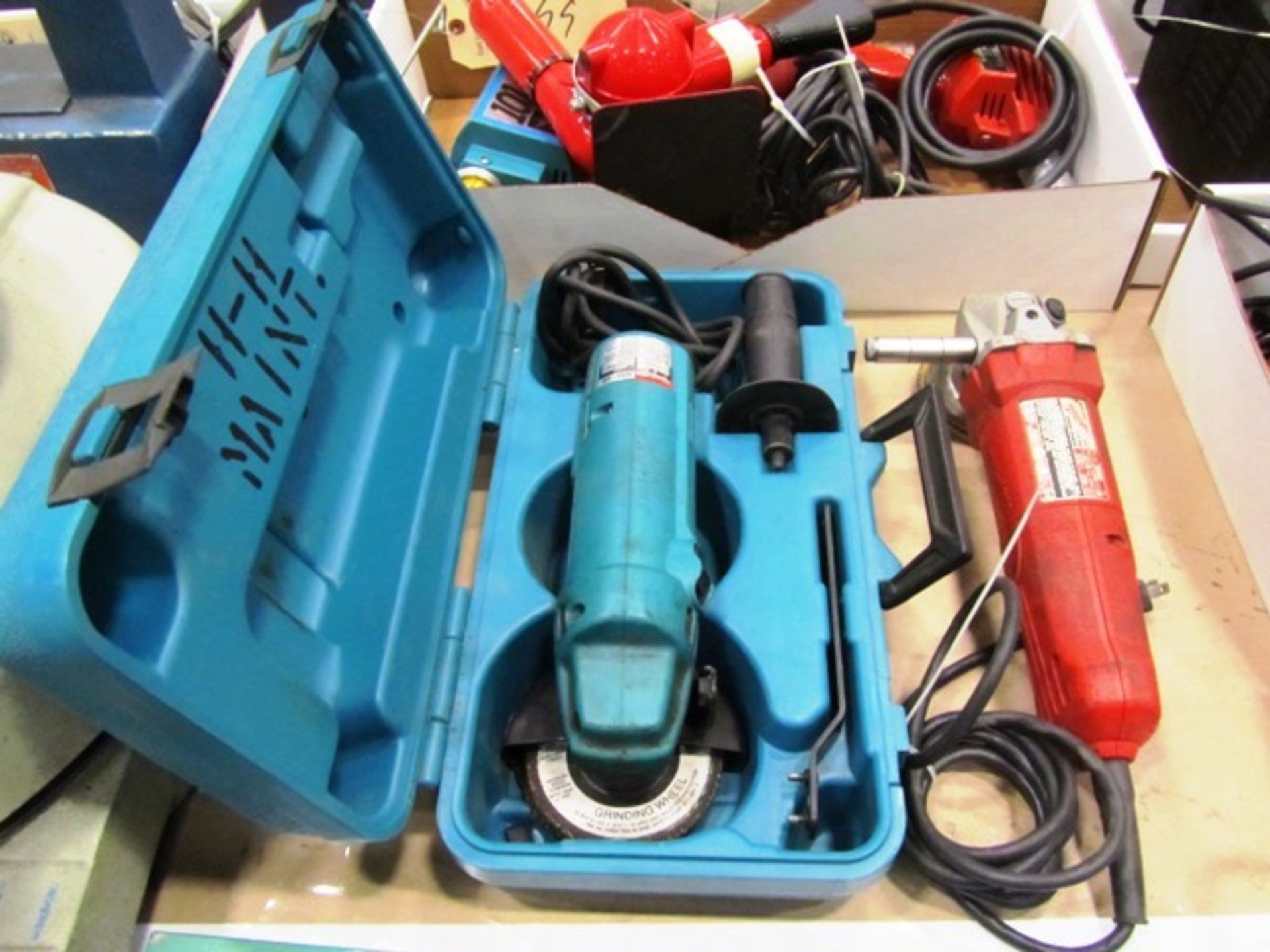 (1) Makita & (1) Milwaukee Electric Hand Grinders