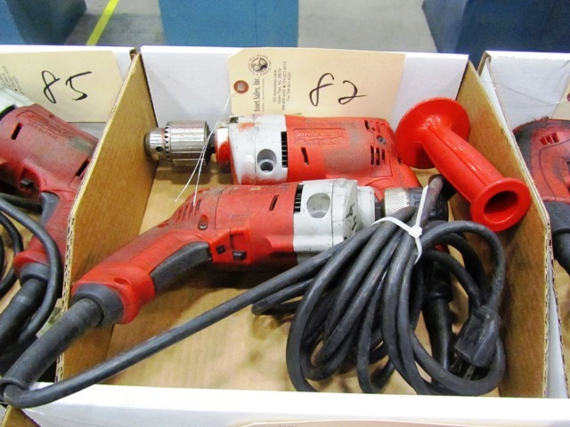 (2) Milwaukee Electric Hand Drills