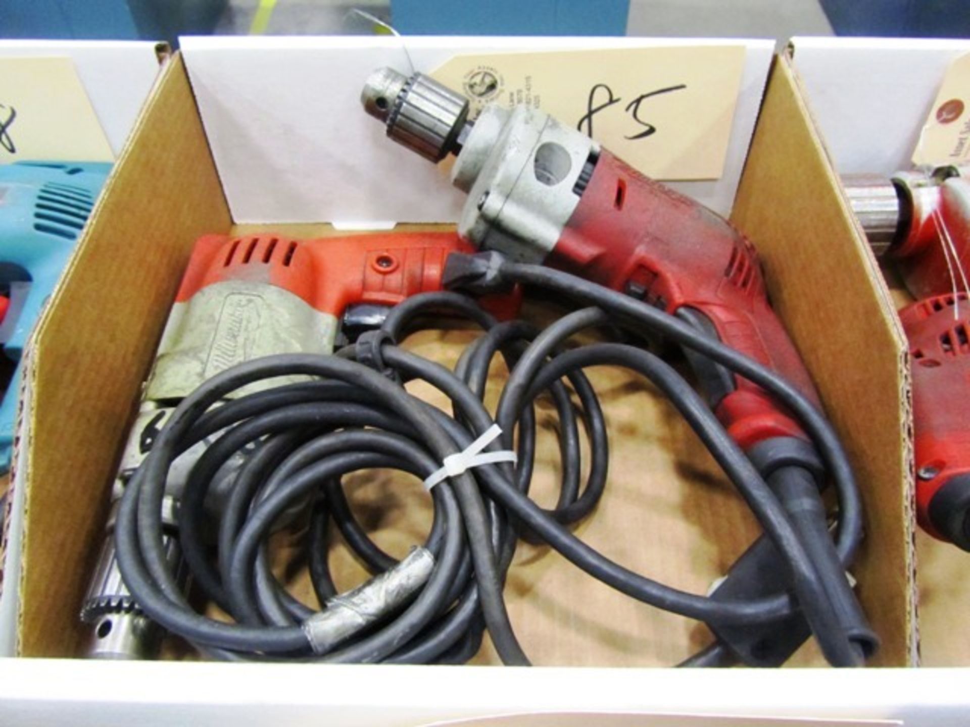 (2) Milwaukee Electric Hand Drills