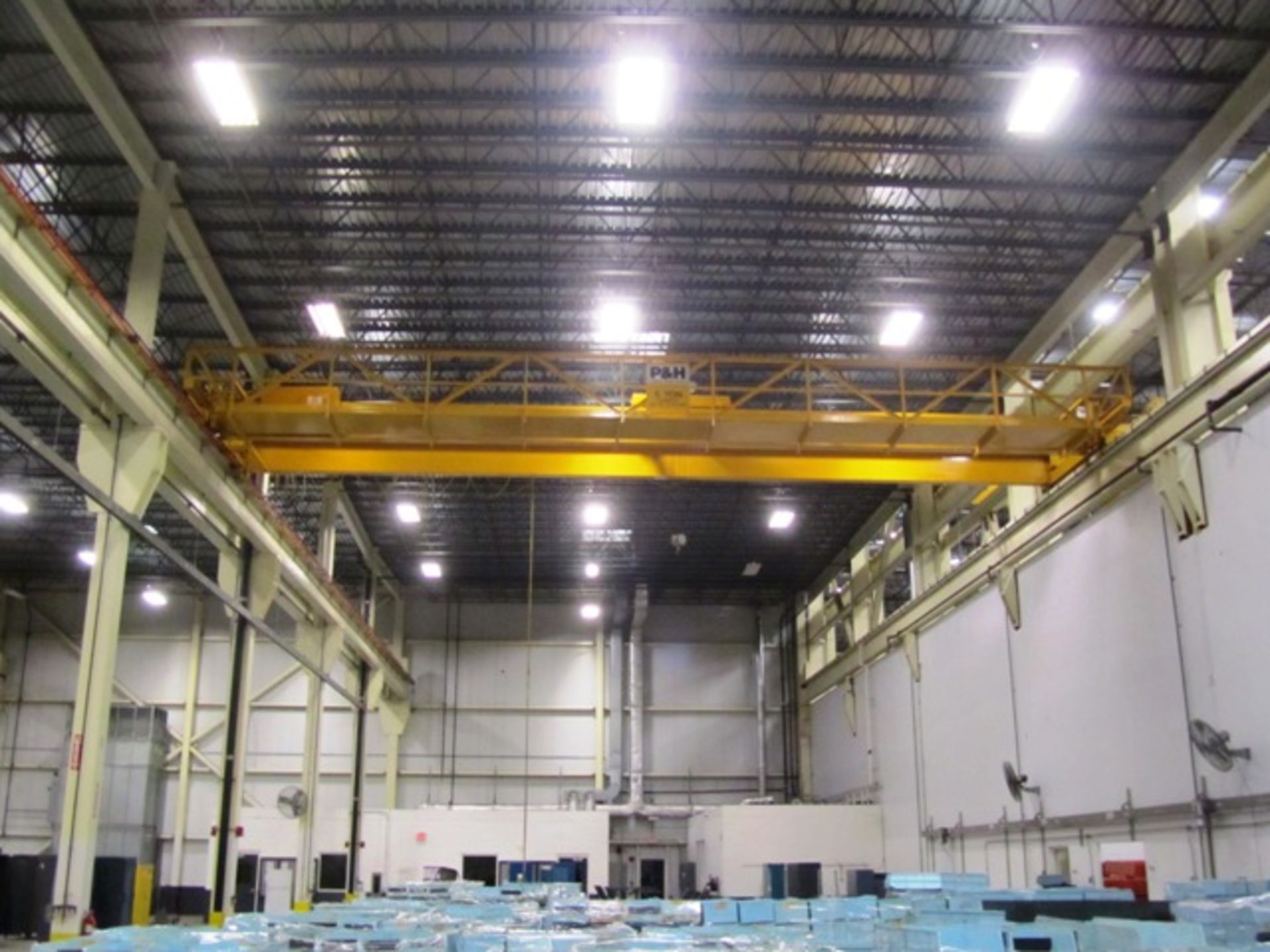 P&H 5 Ton Capacity Double Girder Top Running Overhead Bridge Crane - Image 2 of 2