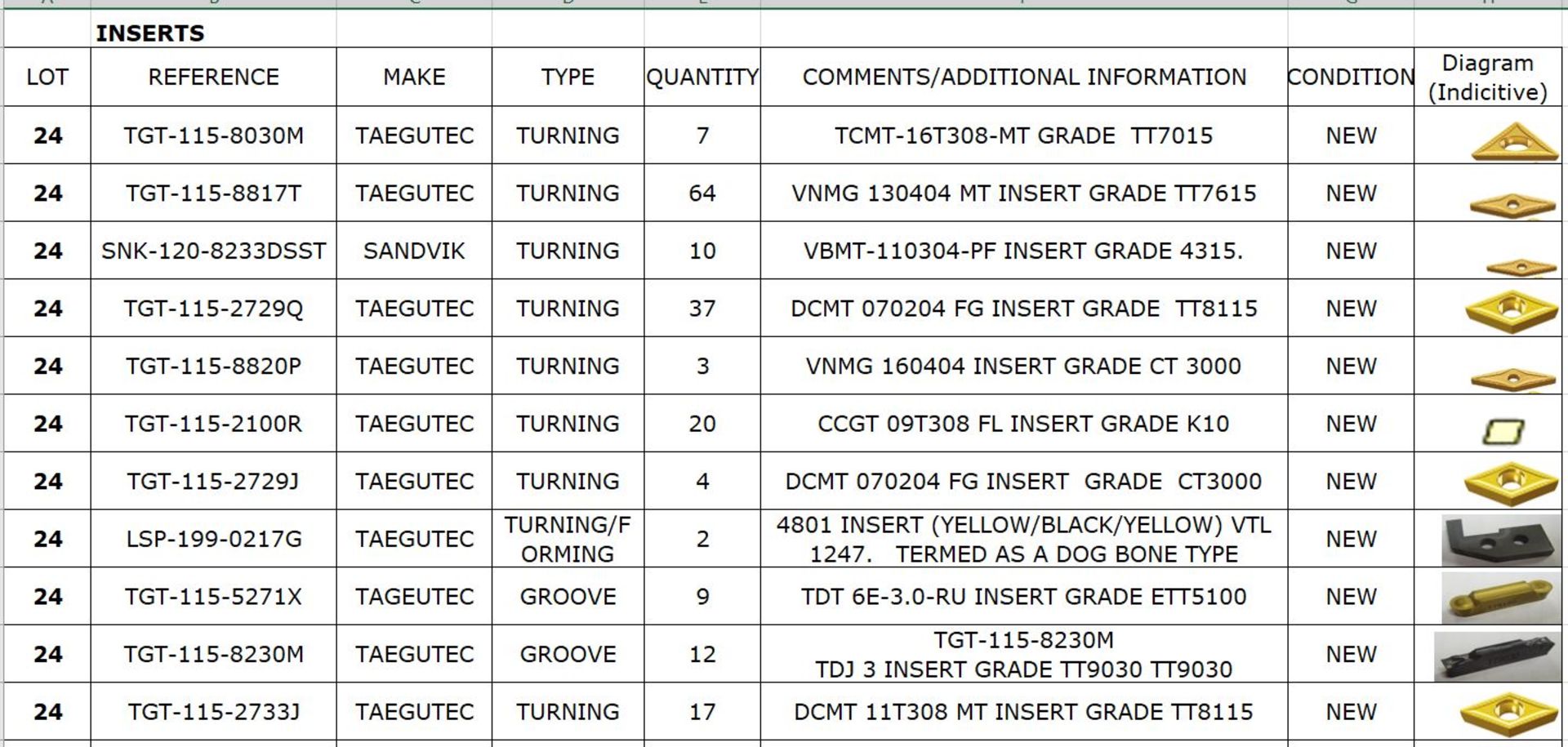 Inserts (new) - Image 2 of 6