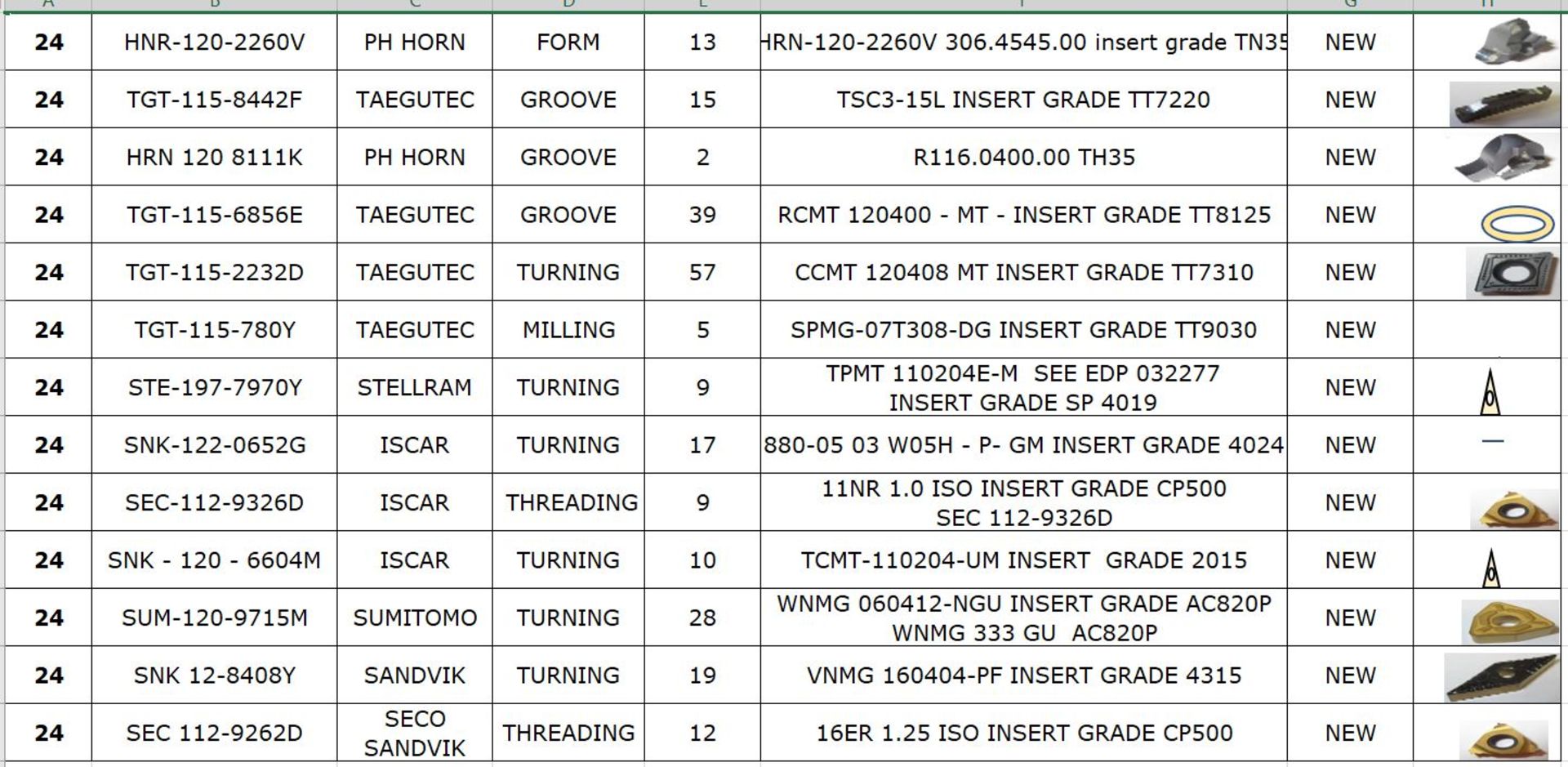 Inserts (new) - Image 6 of 6