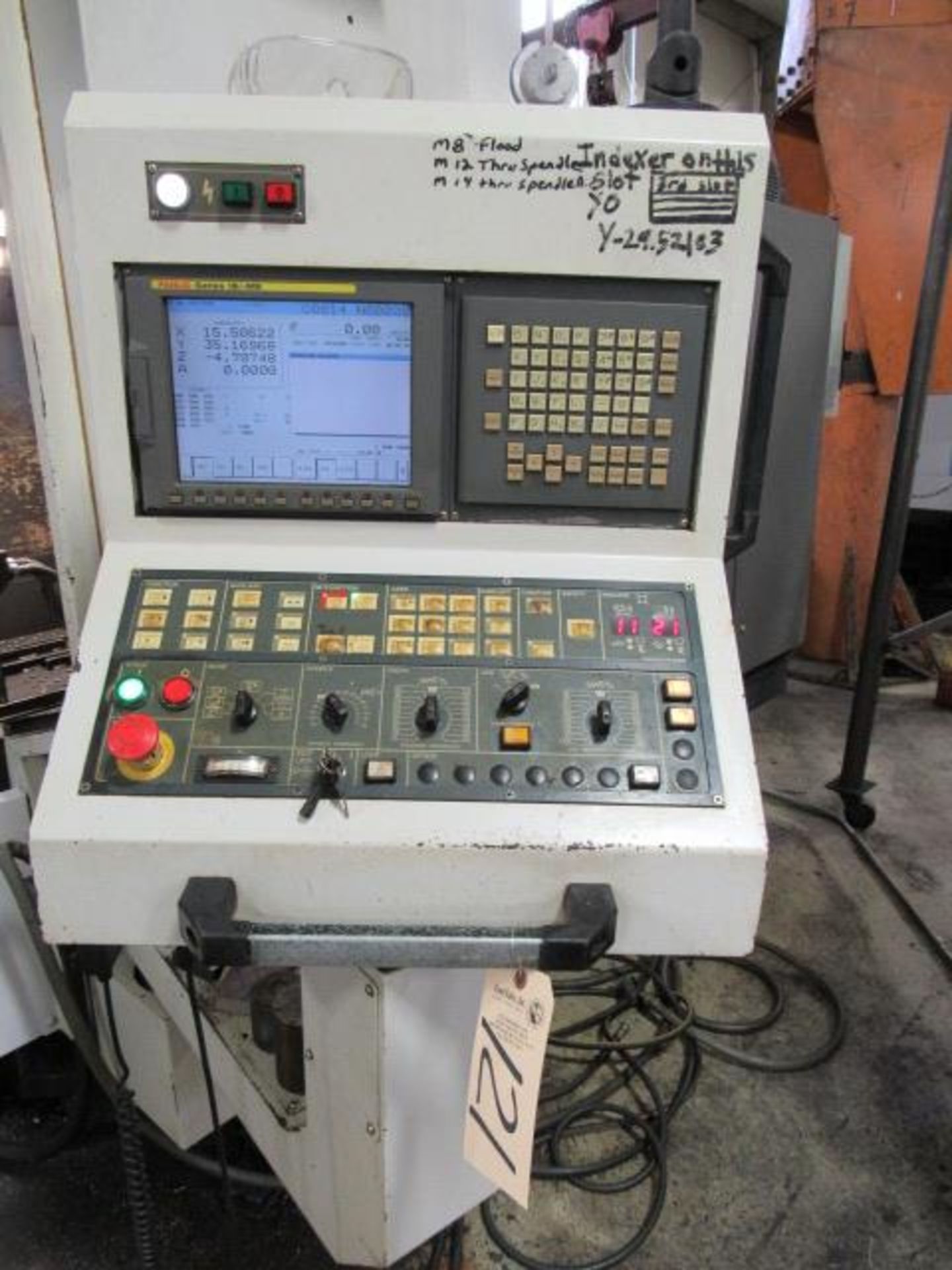 YCM Model DCV2012B 4-Axis CNC Vertical Bridge Mill - Image 5 of 10