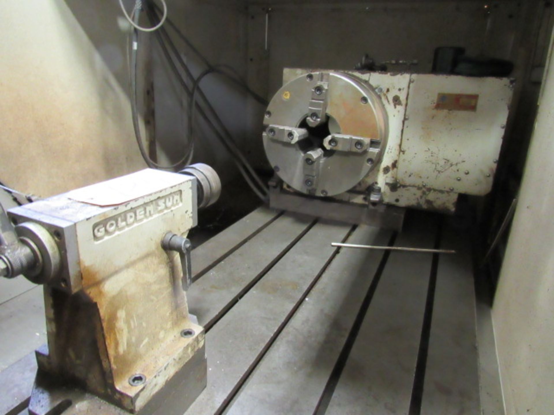 Golden Sun 16'' 4th Axis Rotary Table & Tailstock