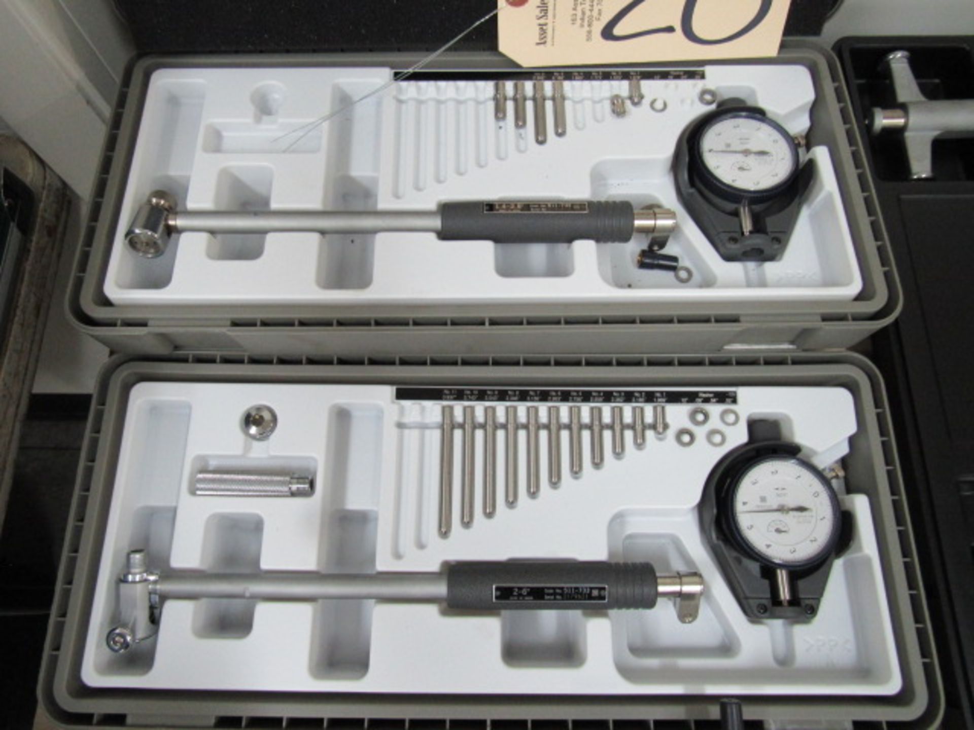 Mitutoyo 1.4'' - 2.5'' & 2'' - 6'' Bore Gauges