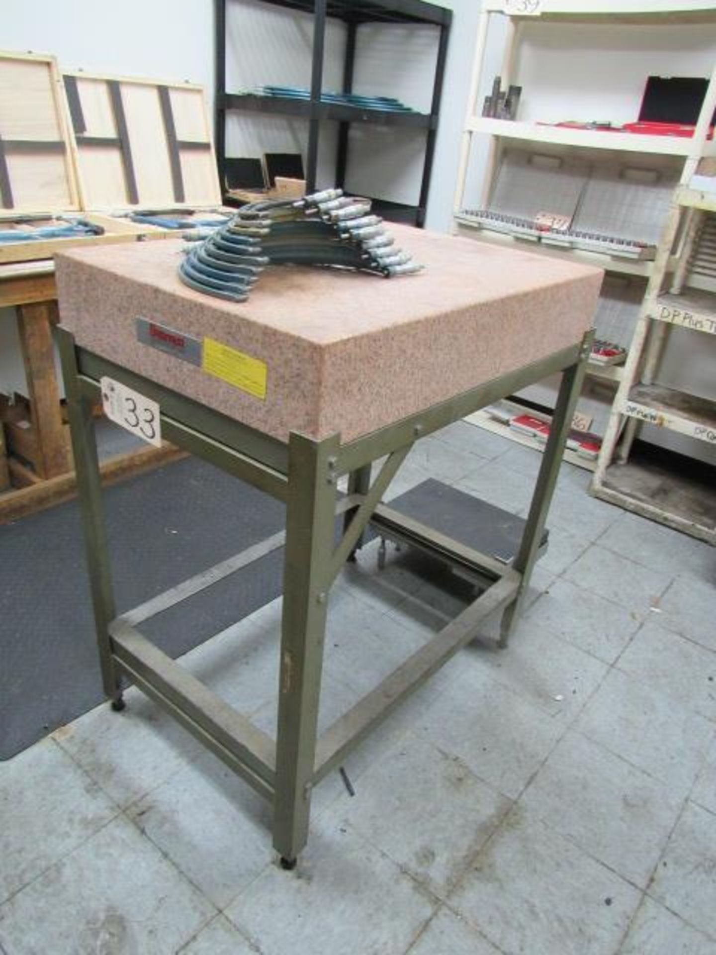 Starrett 24'' x 48'' Surface Plate, Grade A with Stand