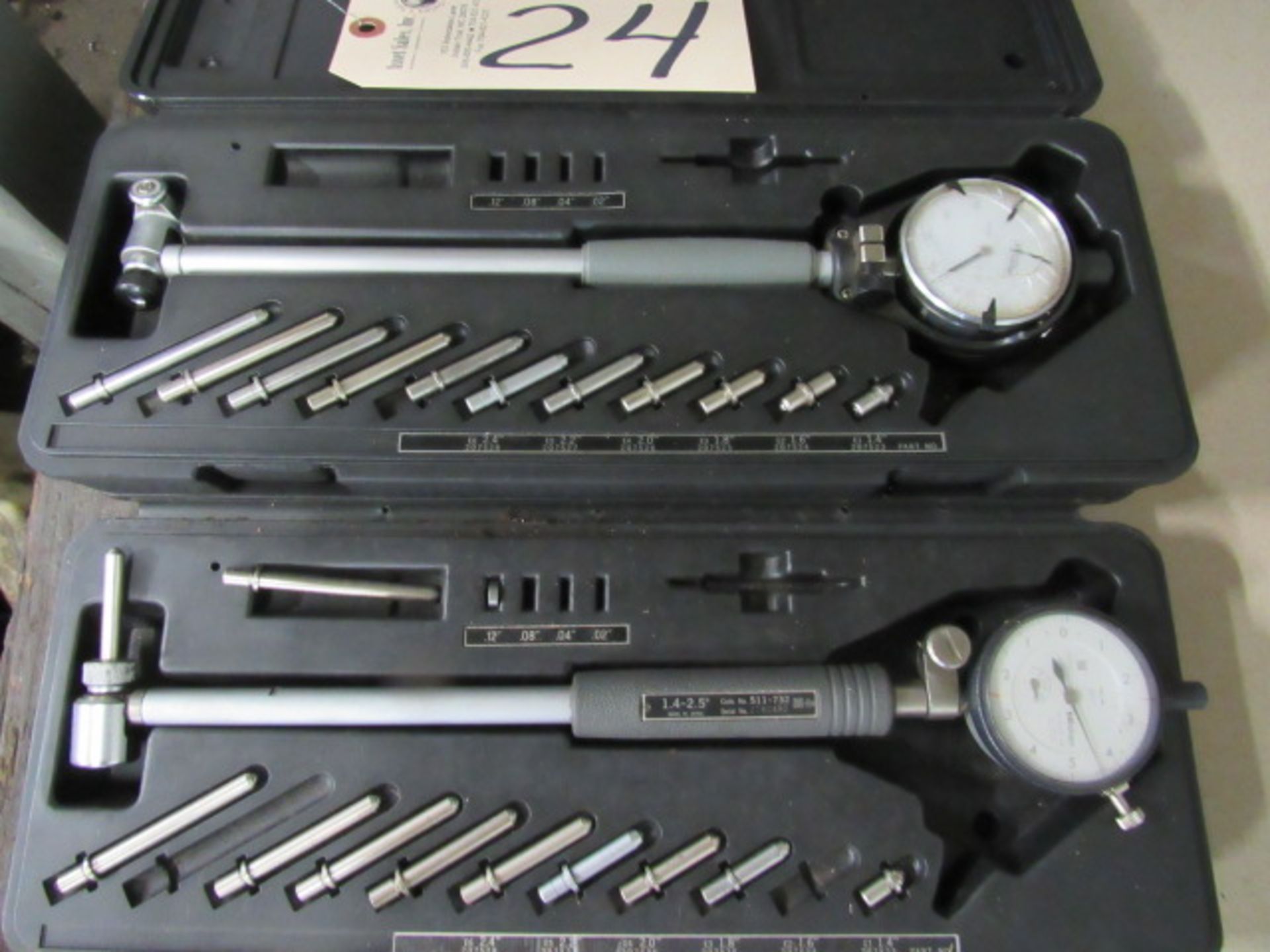 (2) Mitutoyo 1.4'' - 2.5'' Bore Gauges