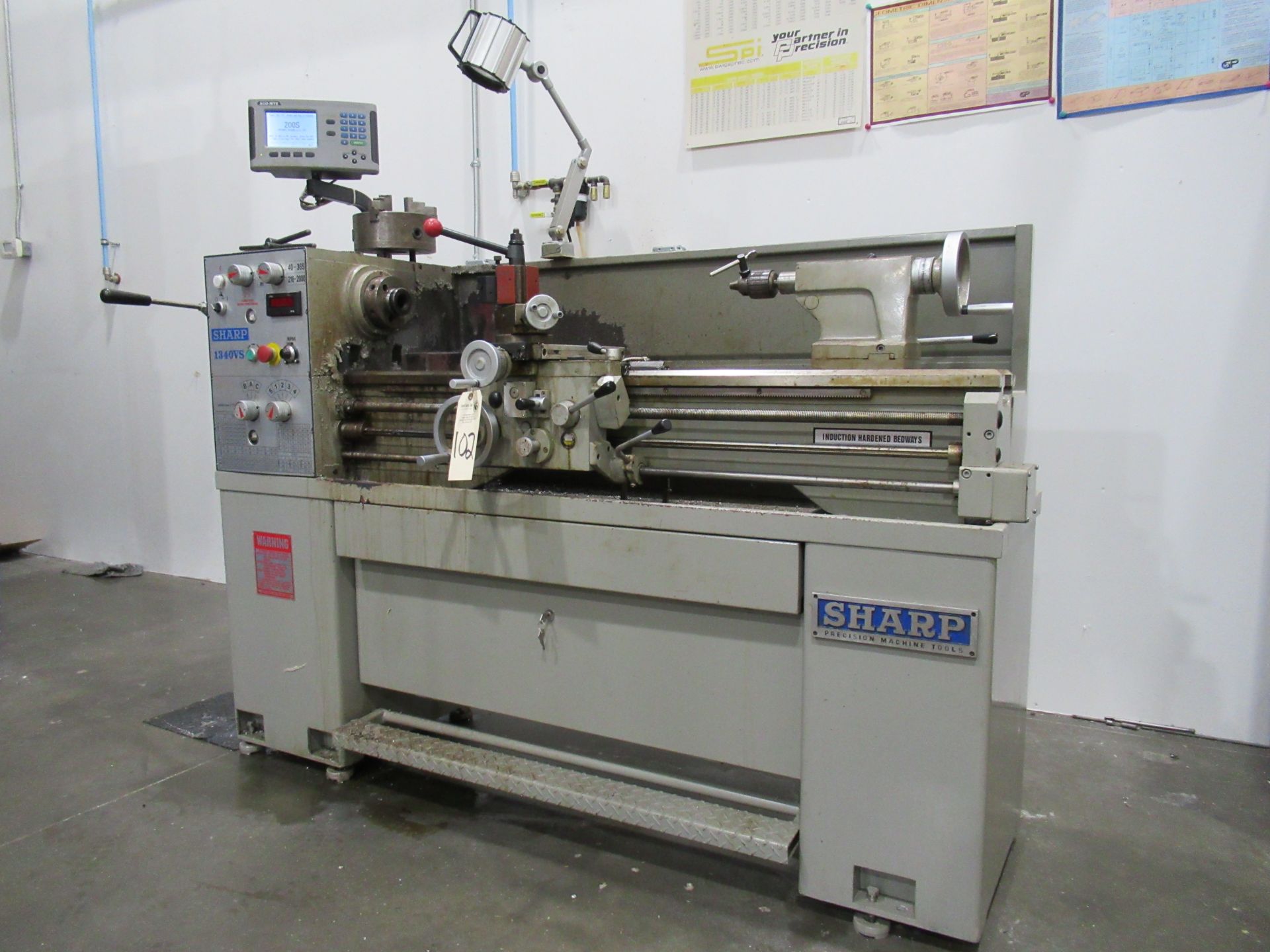 Sharp Model 1340VS Variable Speed Lathe