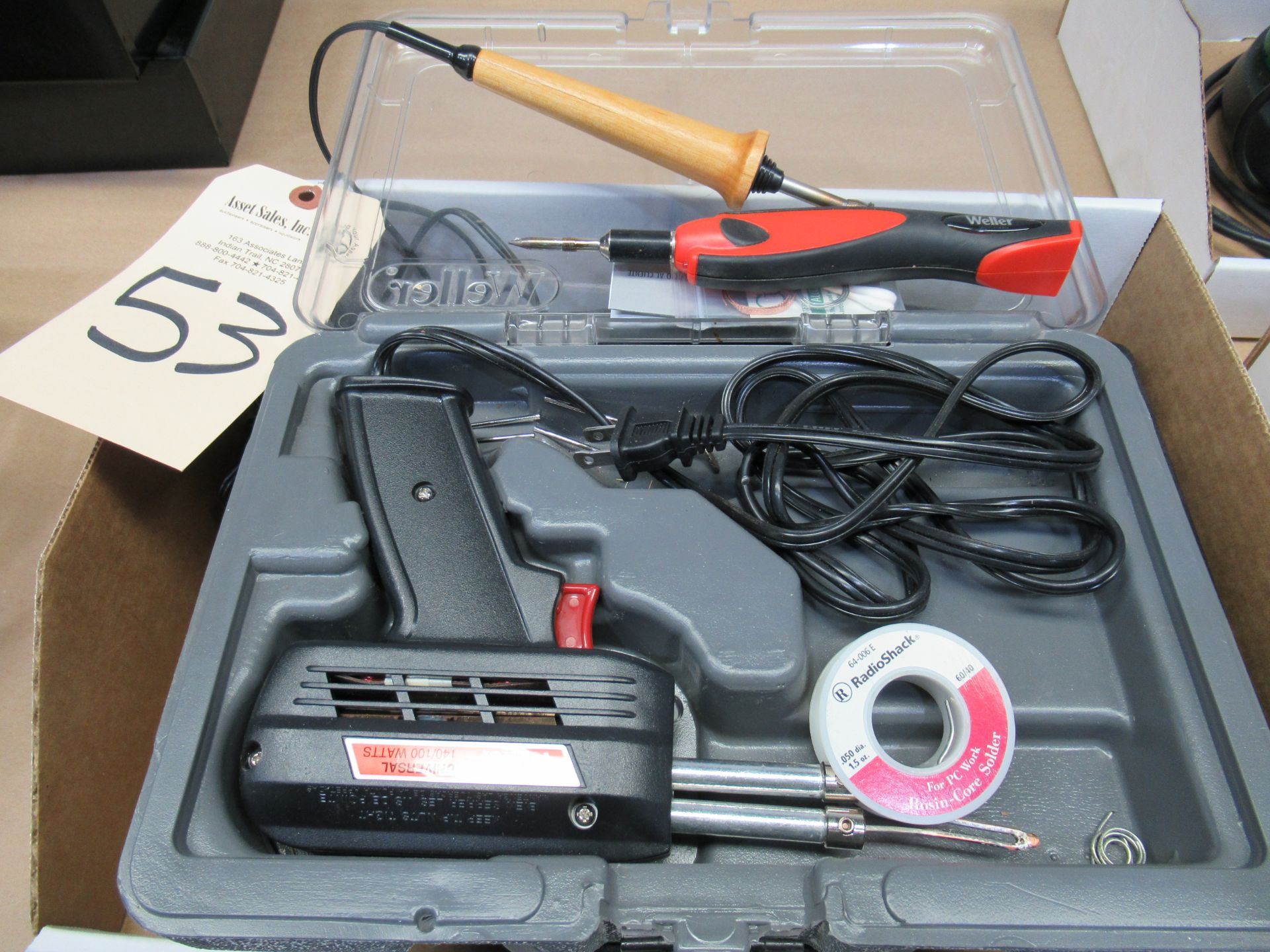 (2) Weller Soldering Gun Kits with (2) Hot Knives