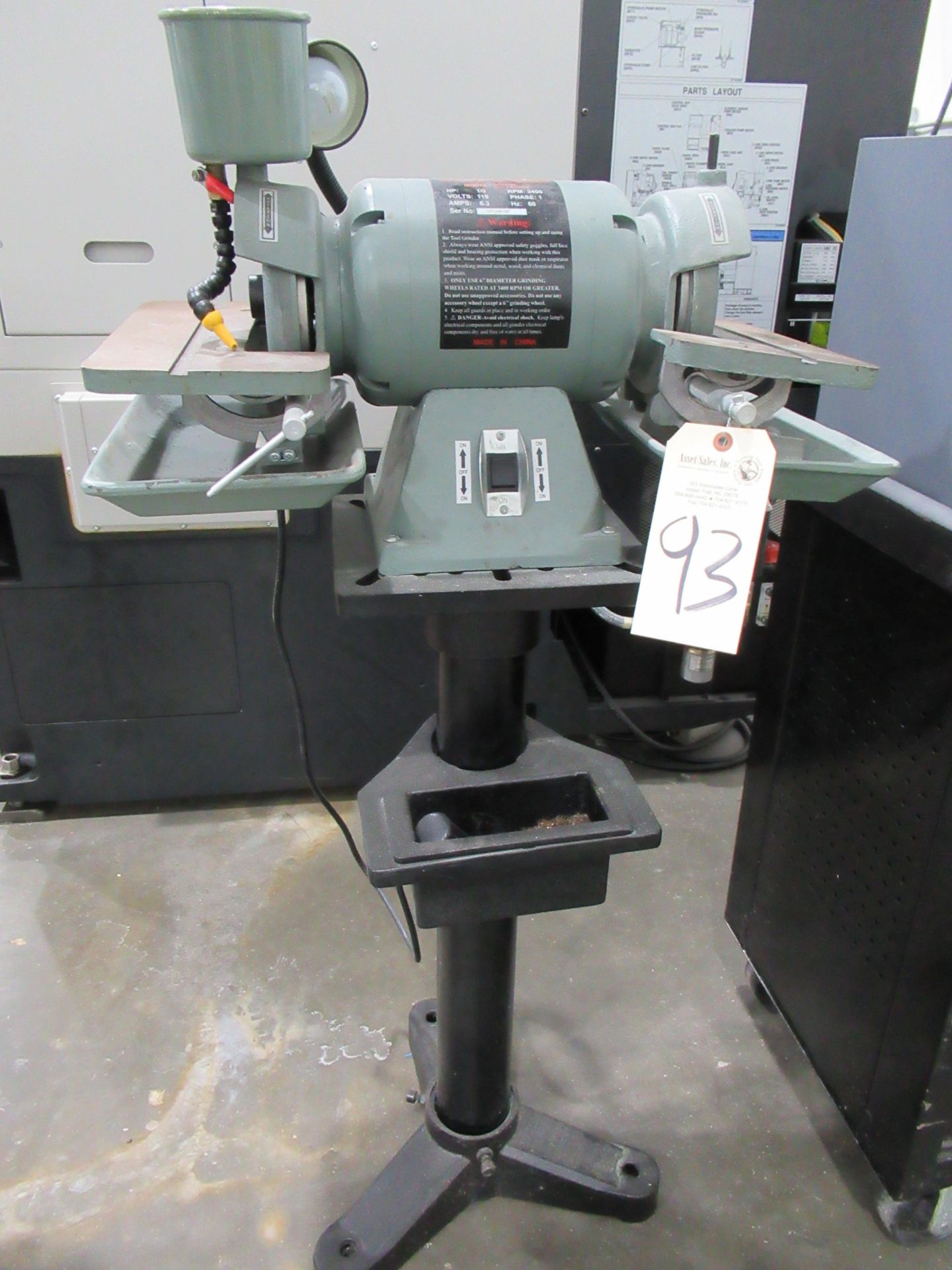 Double End Carbide Tool Cutter Grinder with Pedestal