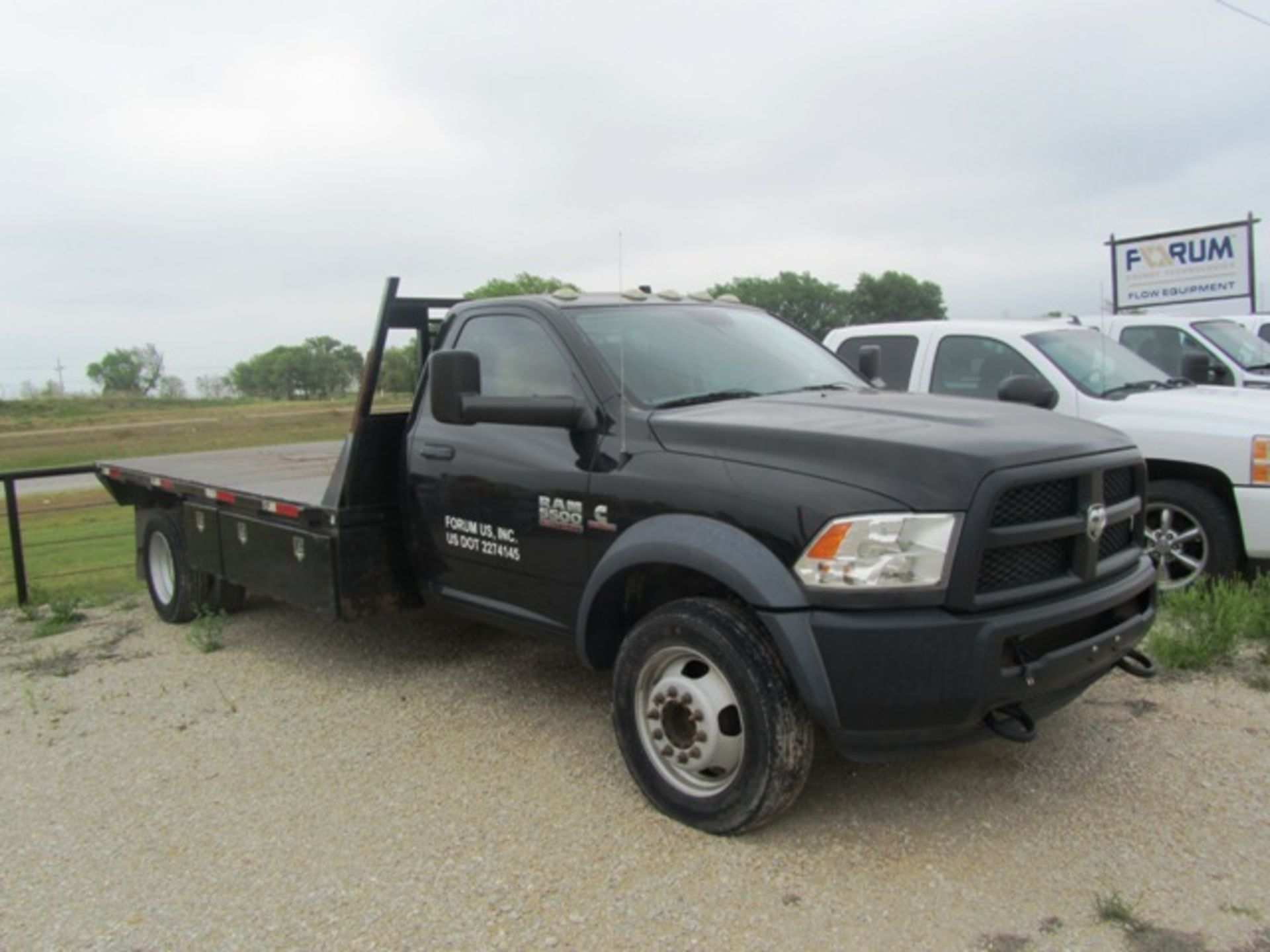 Dodge Ram 5500HD Diesel Flatbed Truck - Image 2 of 3