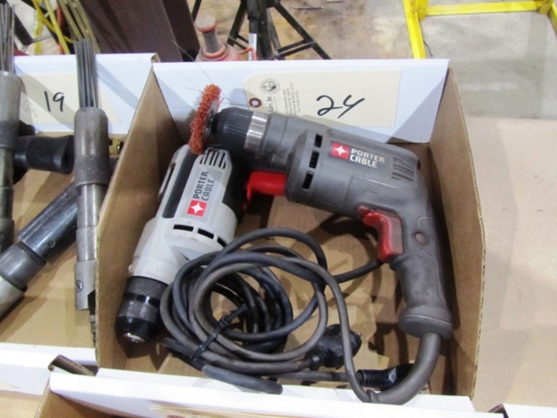 (2) Porter-Cable Electric Hand Drills