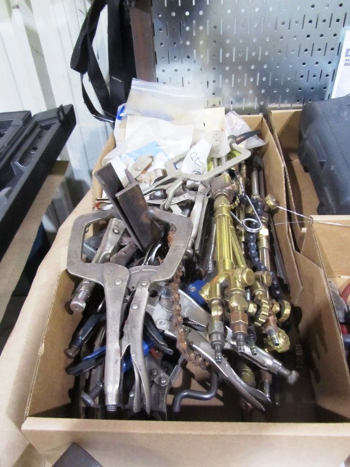 Assorted Weld Supplies, Clamps, Torches, Etc.