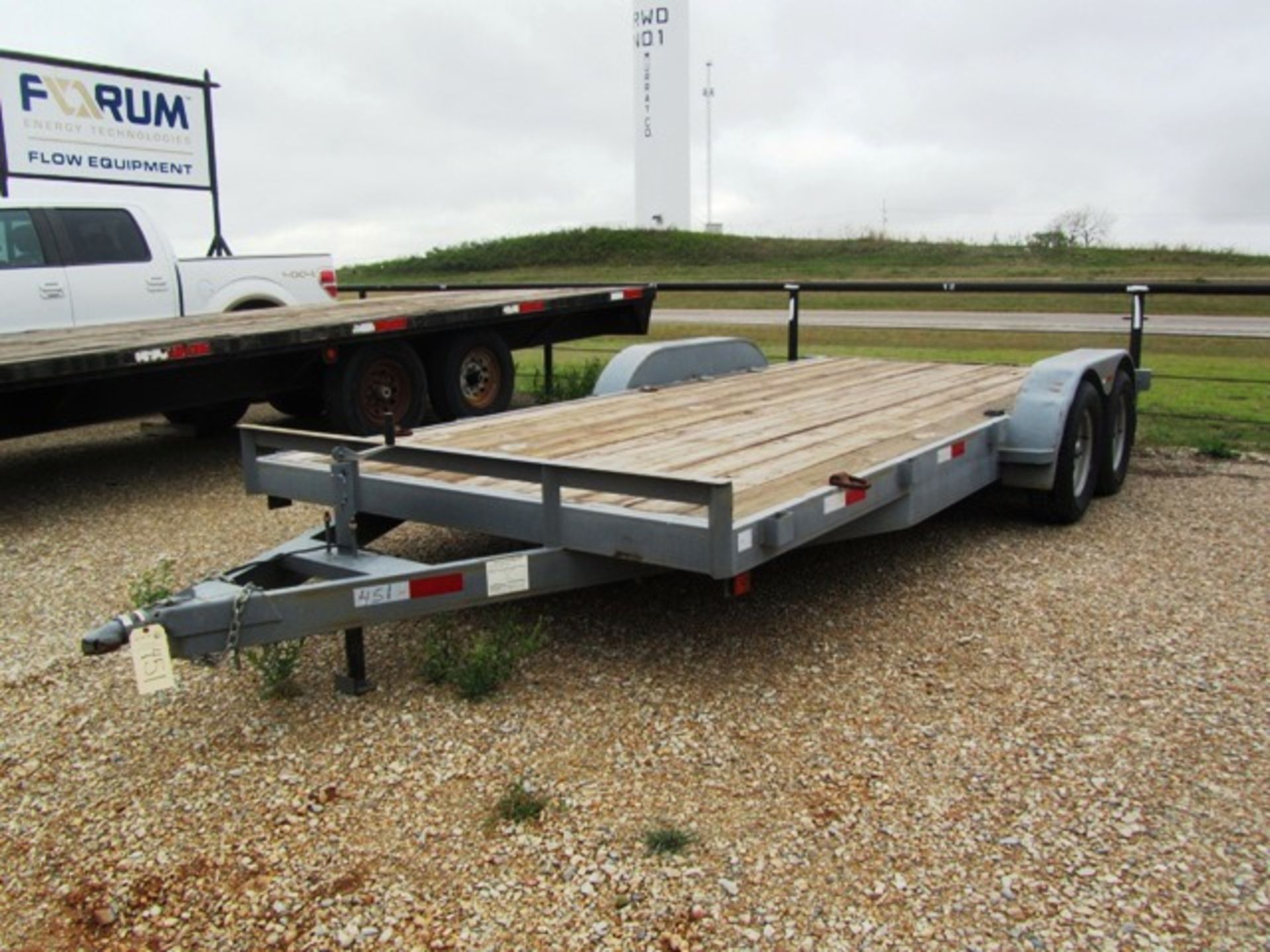 Dual Axle Car Hauler Trailer, 7' x 16'