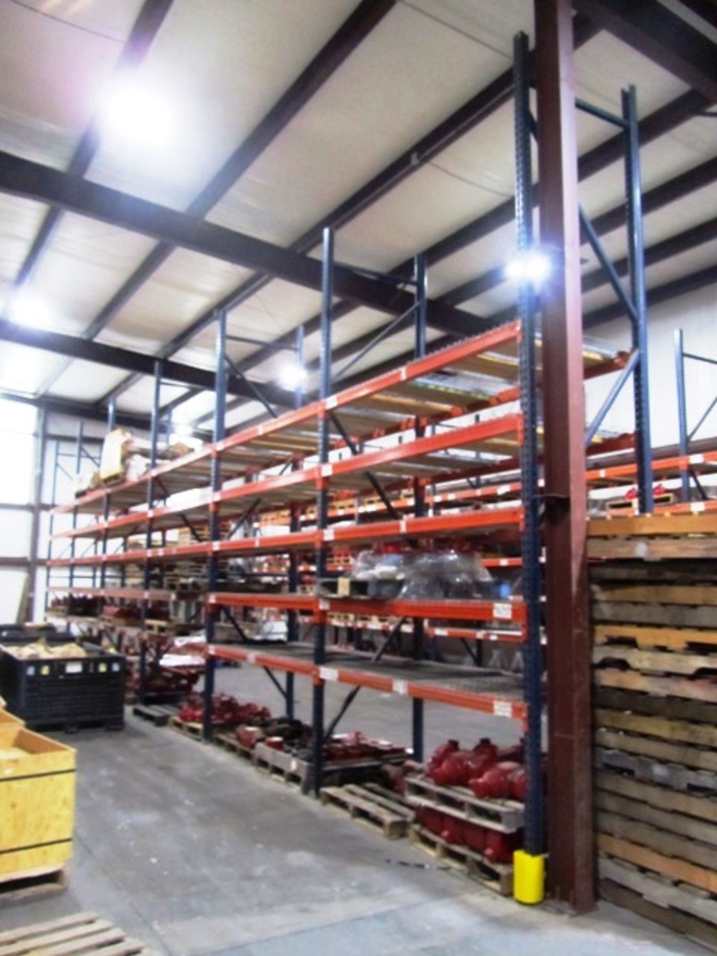 6 Sections Multi Tier Pallet Racking - 42''D x 8'W x 18'H