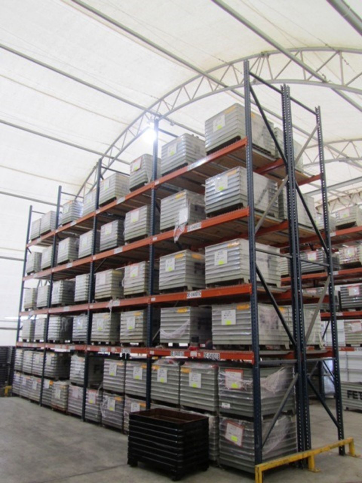8 Sections Multi Tier Pallet Racking - 42''D x 8'W x 20'H