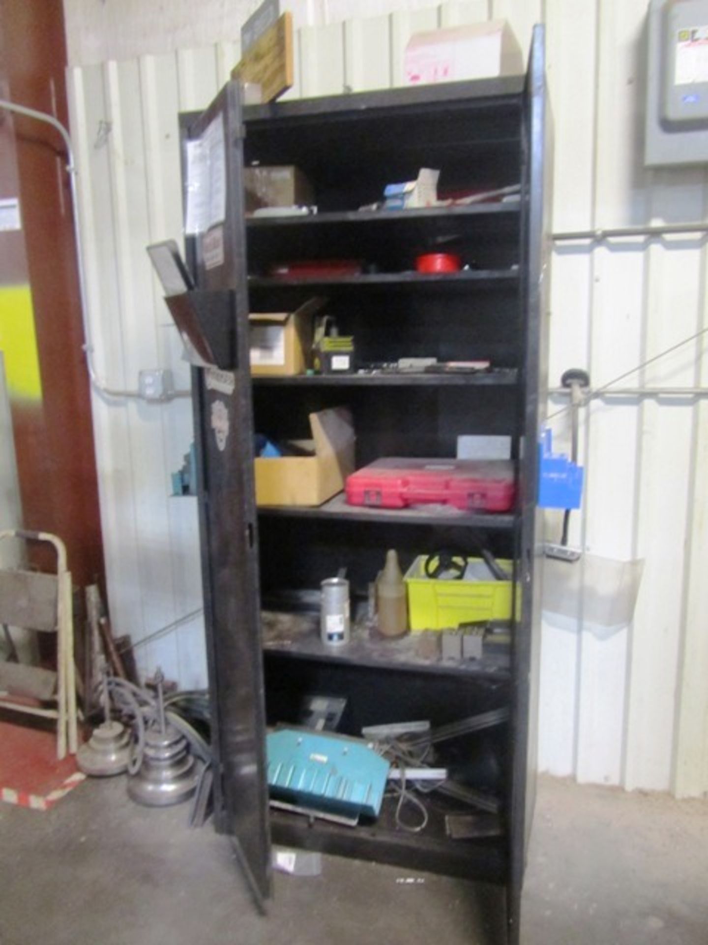 2 Door Cabinet with Contents