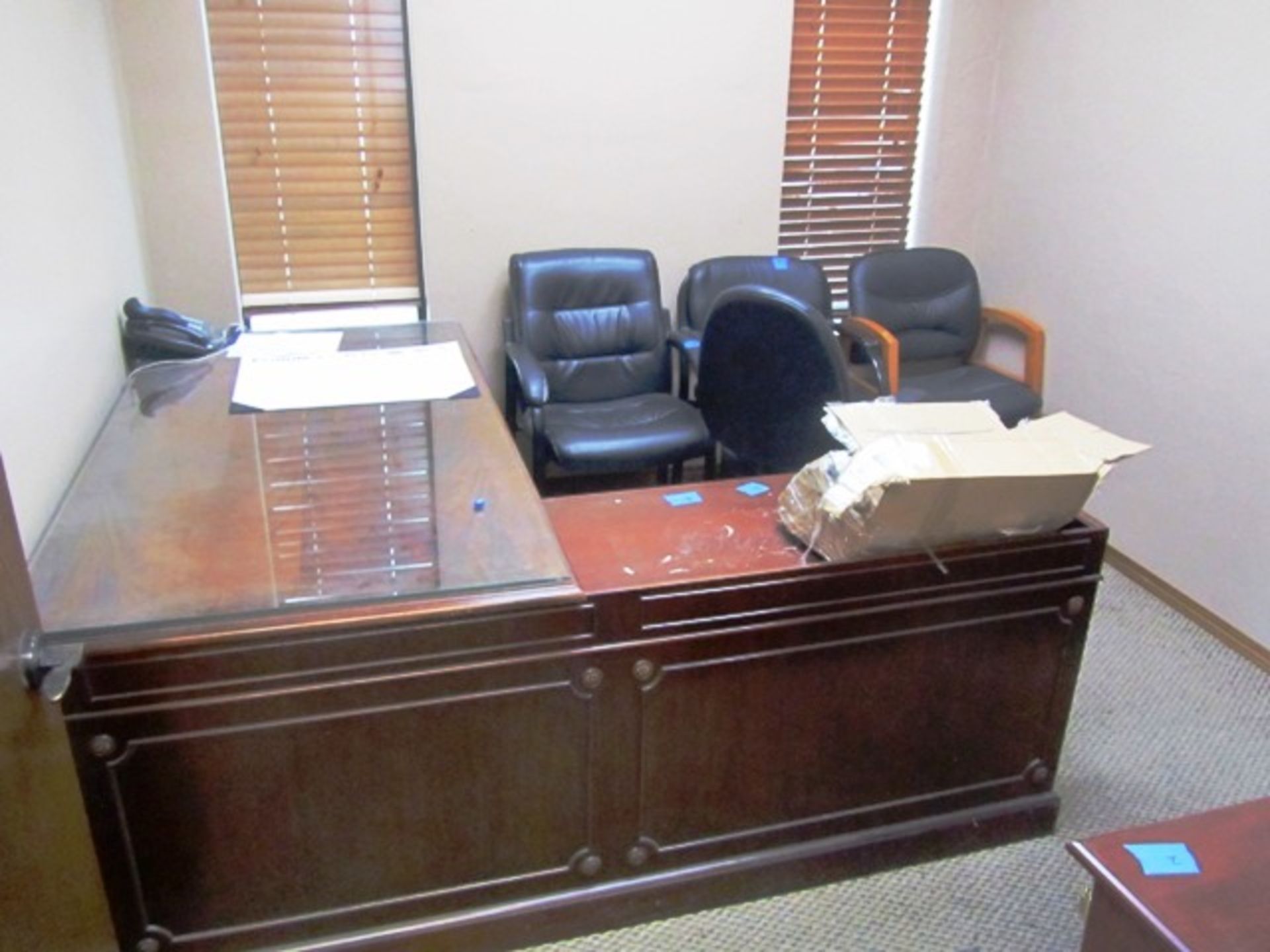 Office consisting of Desk, (2) Chairs