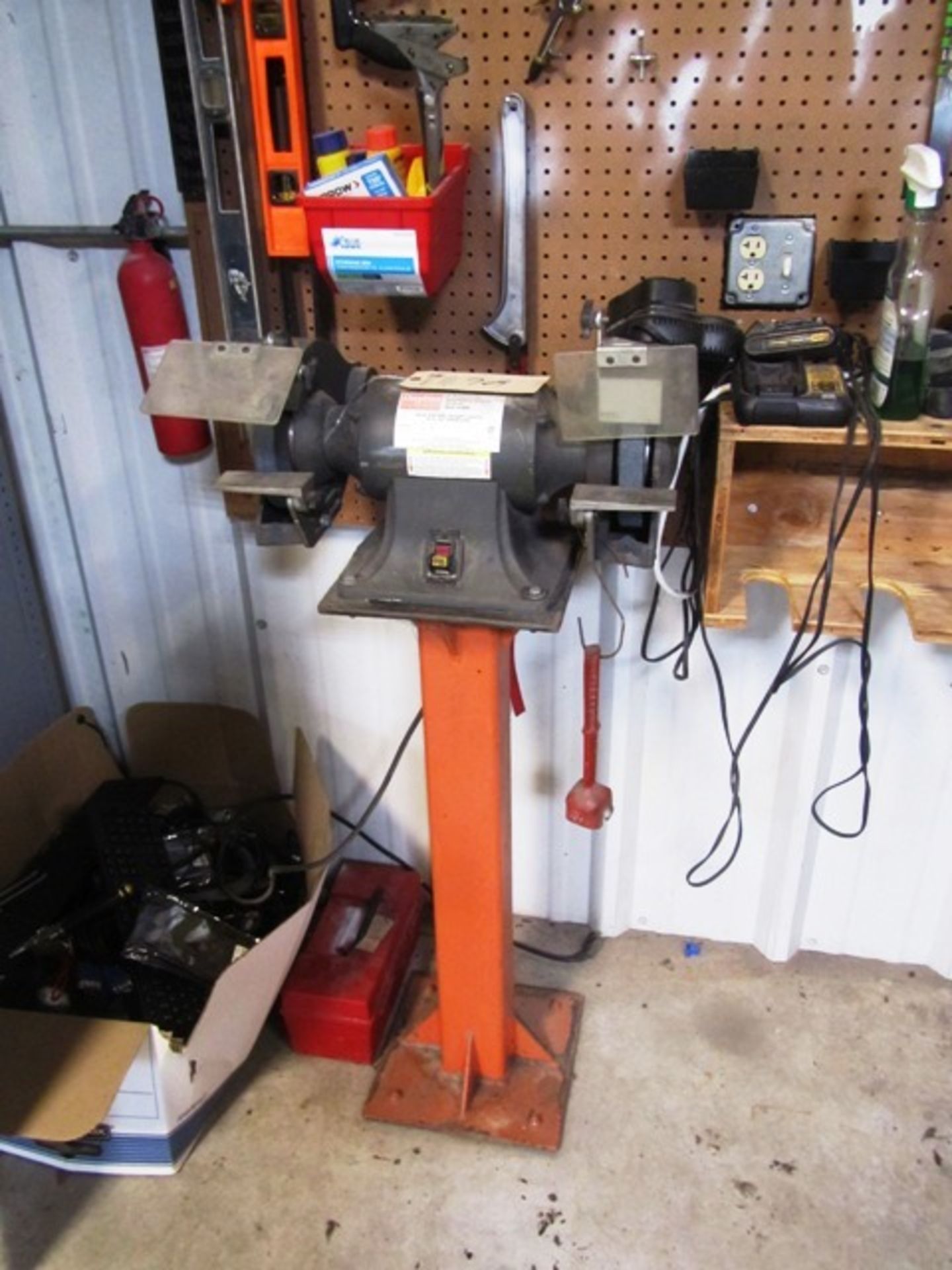 Dayton 8'' Double End Pedestal Grinder