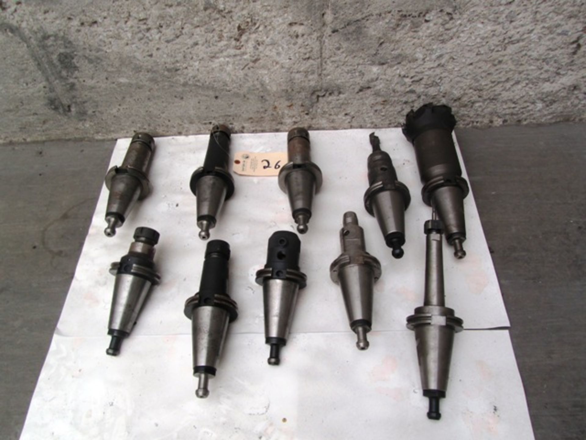 (10) CAT 50 Taper Tool Holders