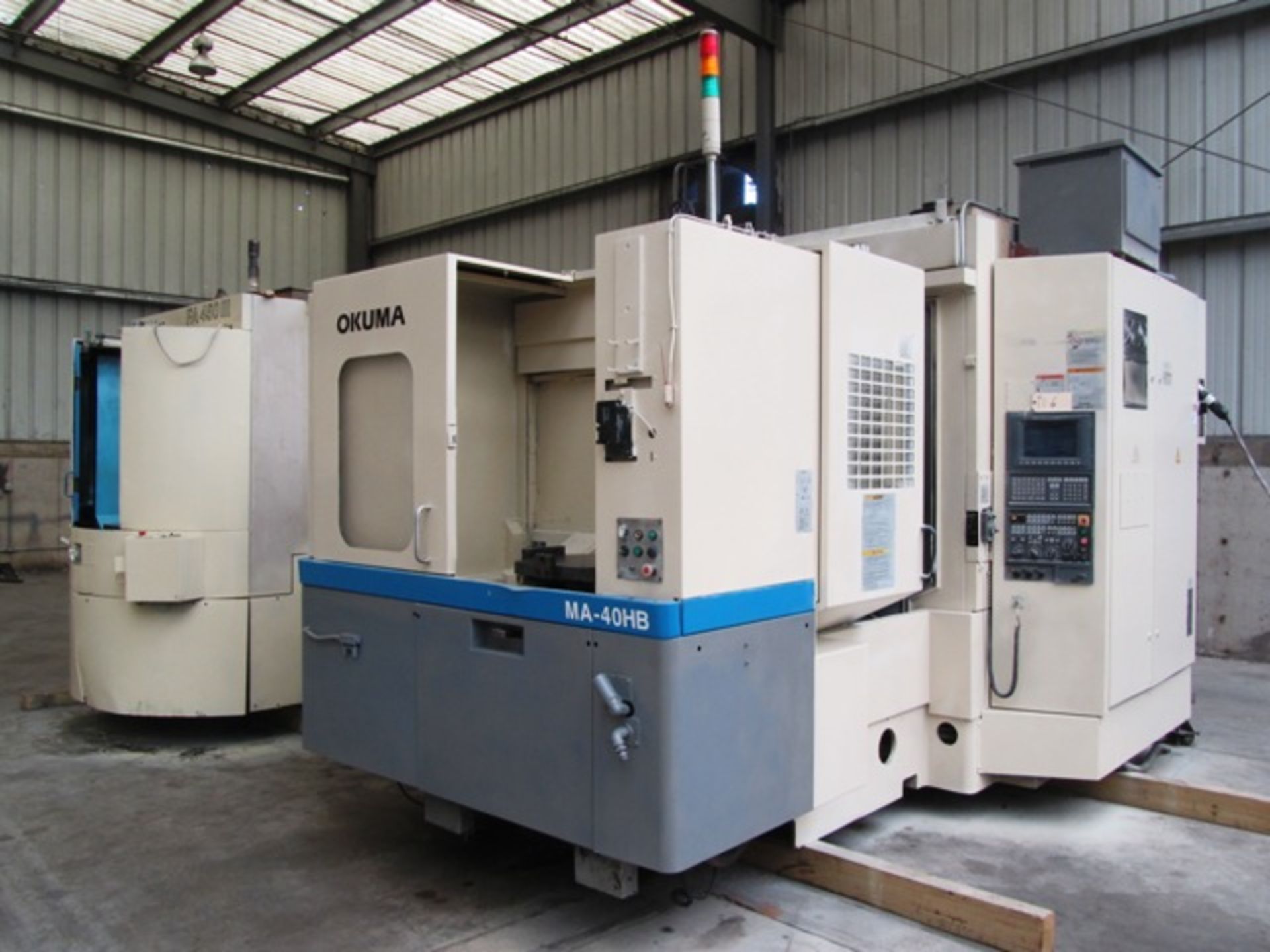 Okuma MA-40HB 4-Axis CNC Horizontal Machining Center