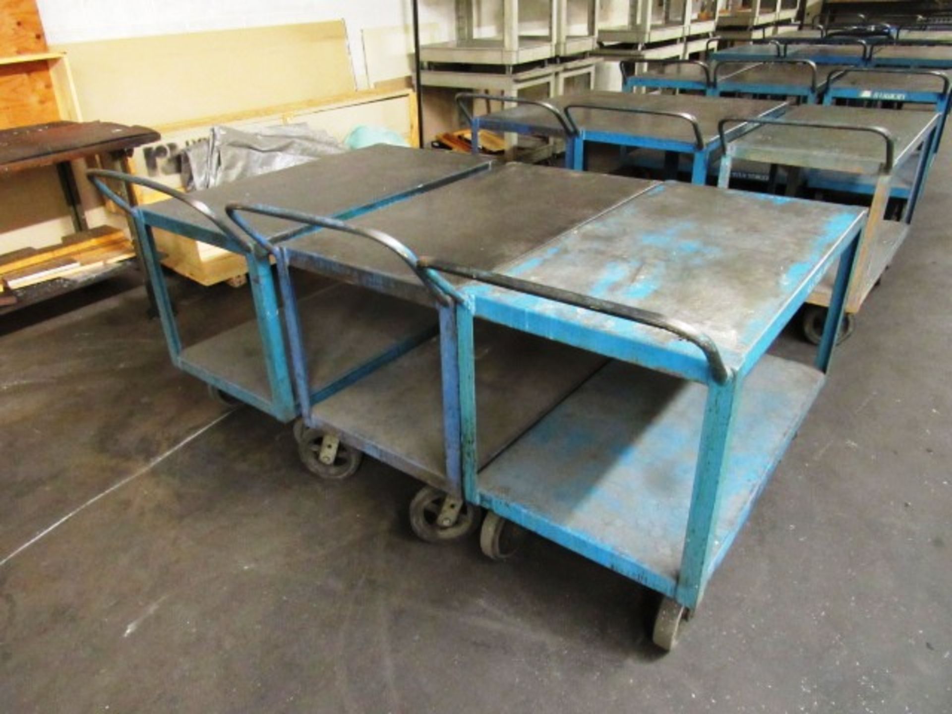 (3) Portable Metal Carts