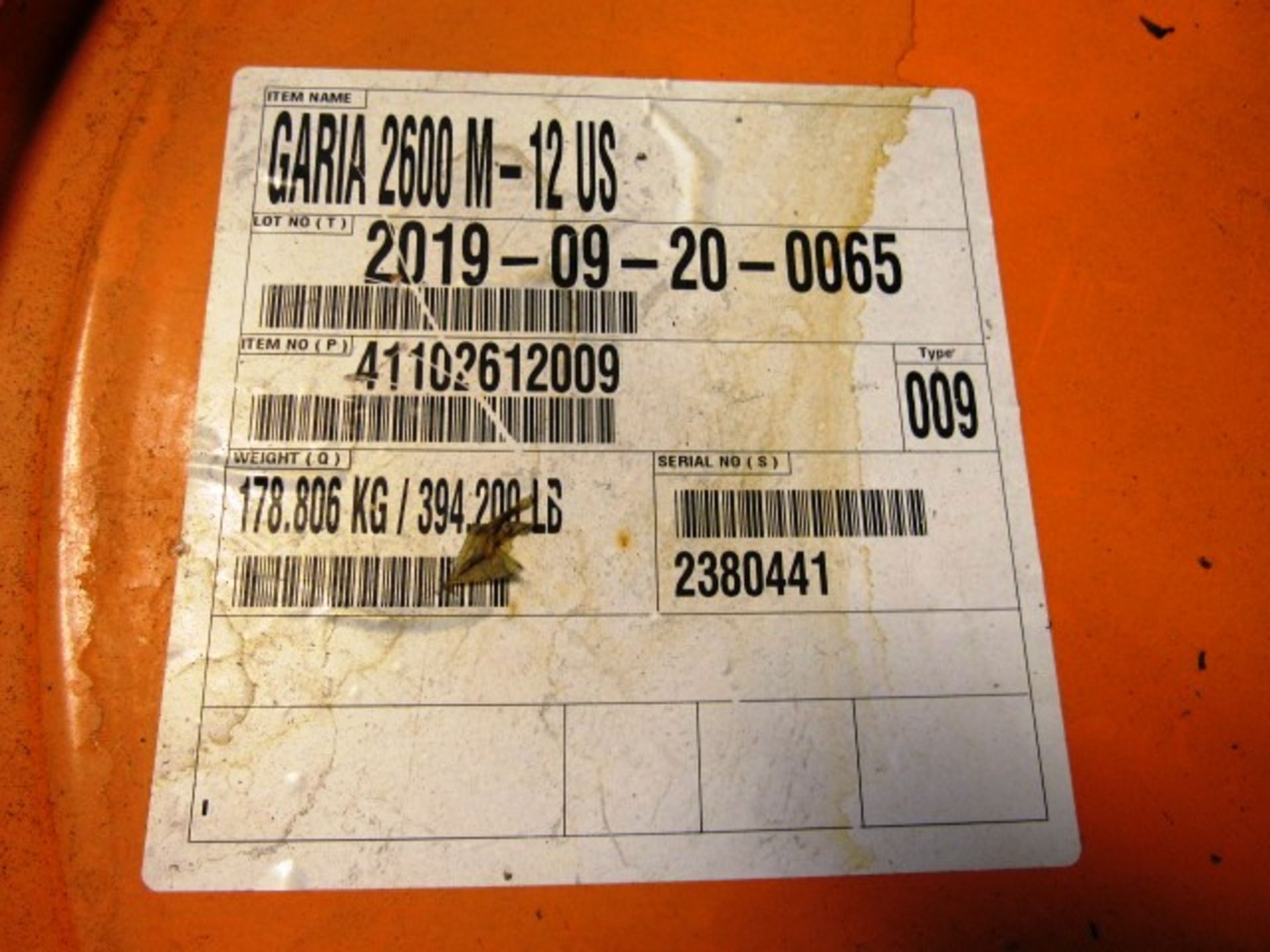 55 Gallon Drum of Garia 2600 M-12US Gun Drill Oil - Image 2 of 4