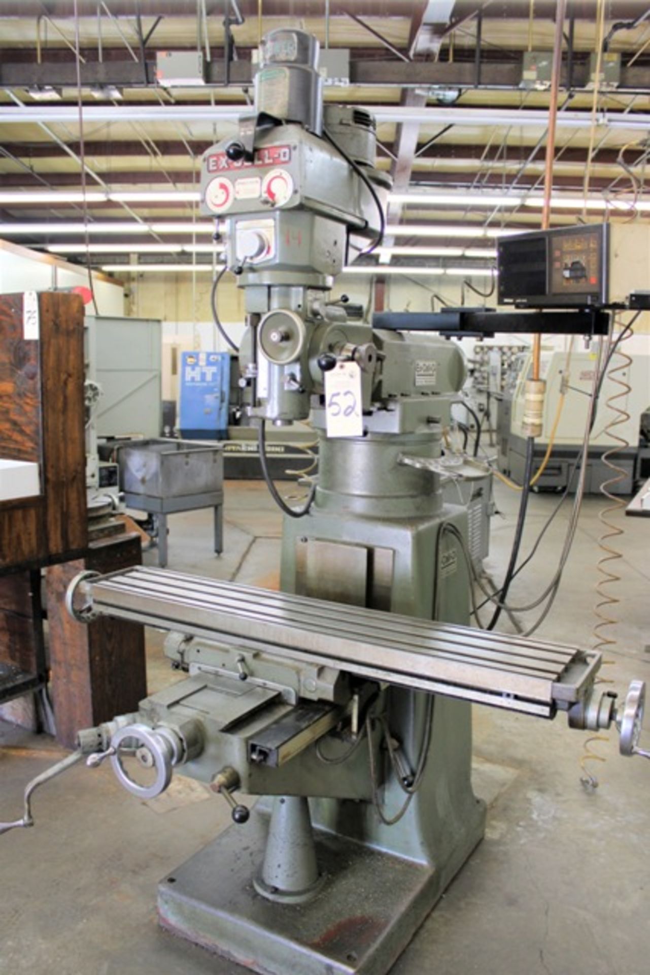 Ex-Cell-O Variable Speed Vertical Milling Machine