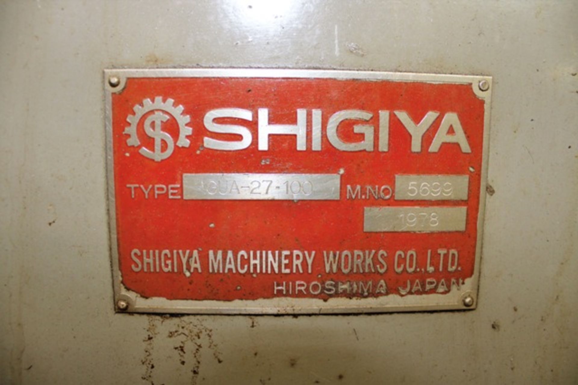 Shigiya Seiki Model GUA-27-100 11'' x 40''cc Universal Cylindrical Grinder - Image 7 of 7