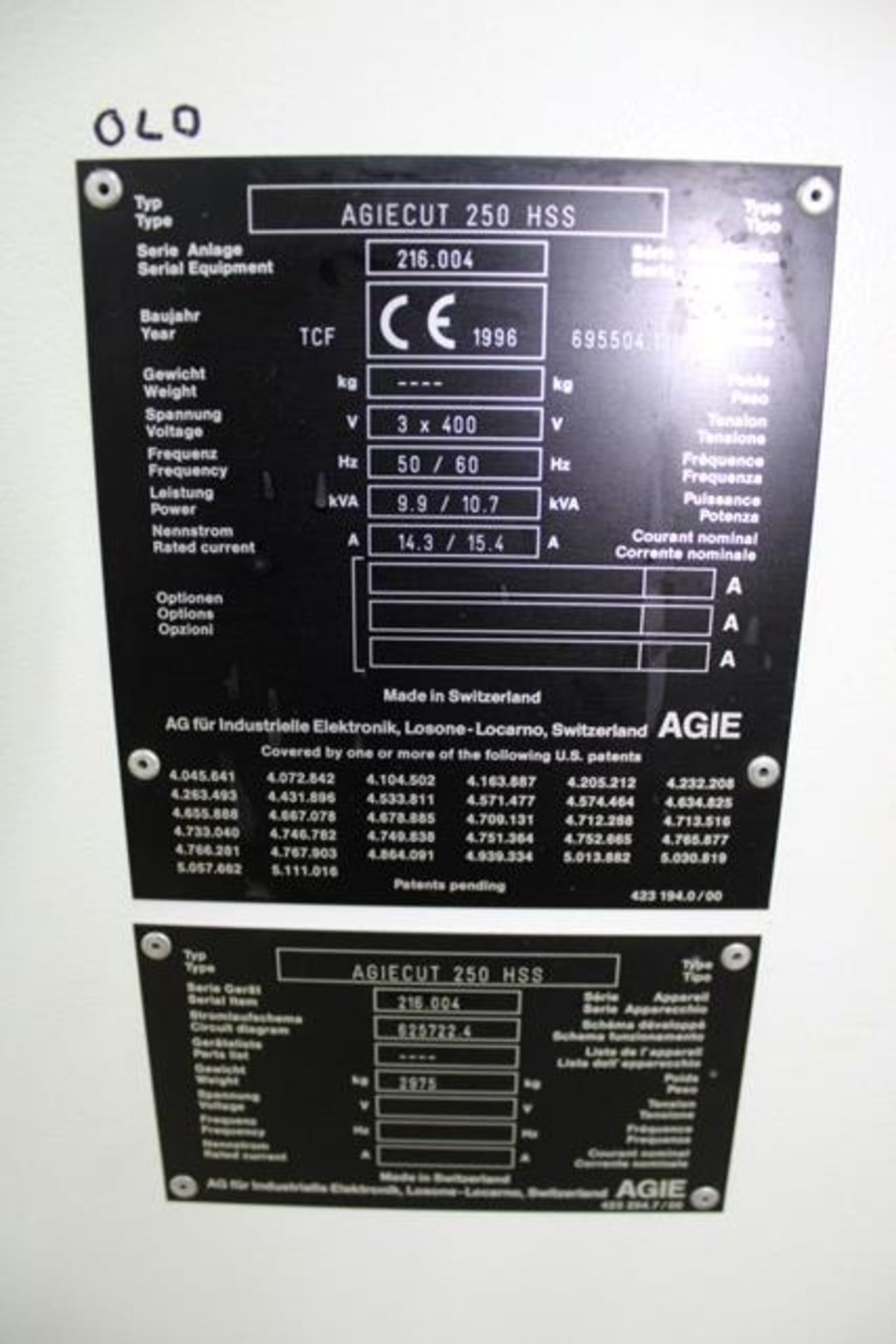 Agie Agiecut 250 HSS CNC Wire Cut EDM - Bild 7 aus 7