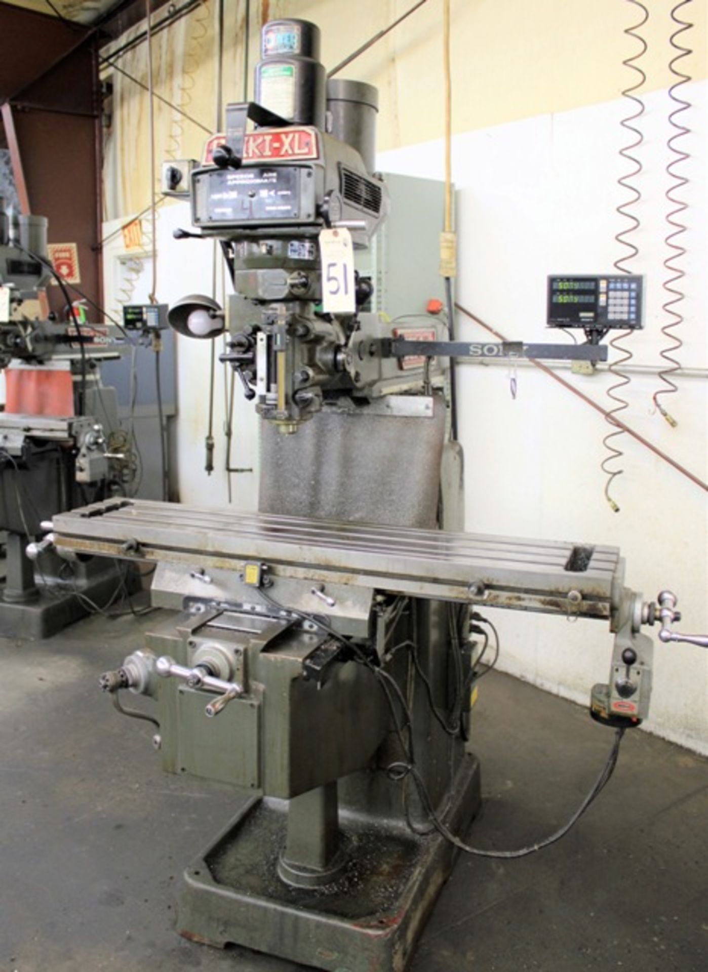 Seiki-XL Model 3VX Vertical Milling Machine