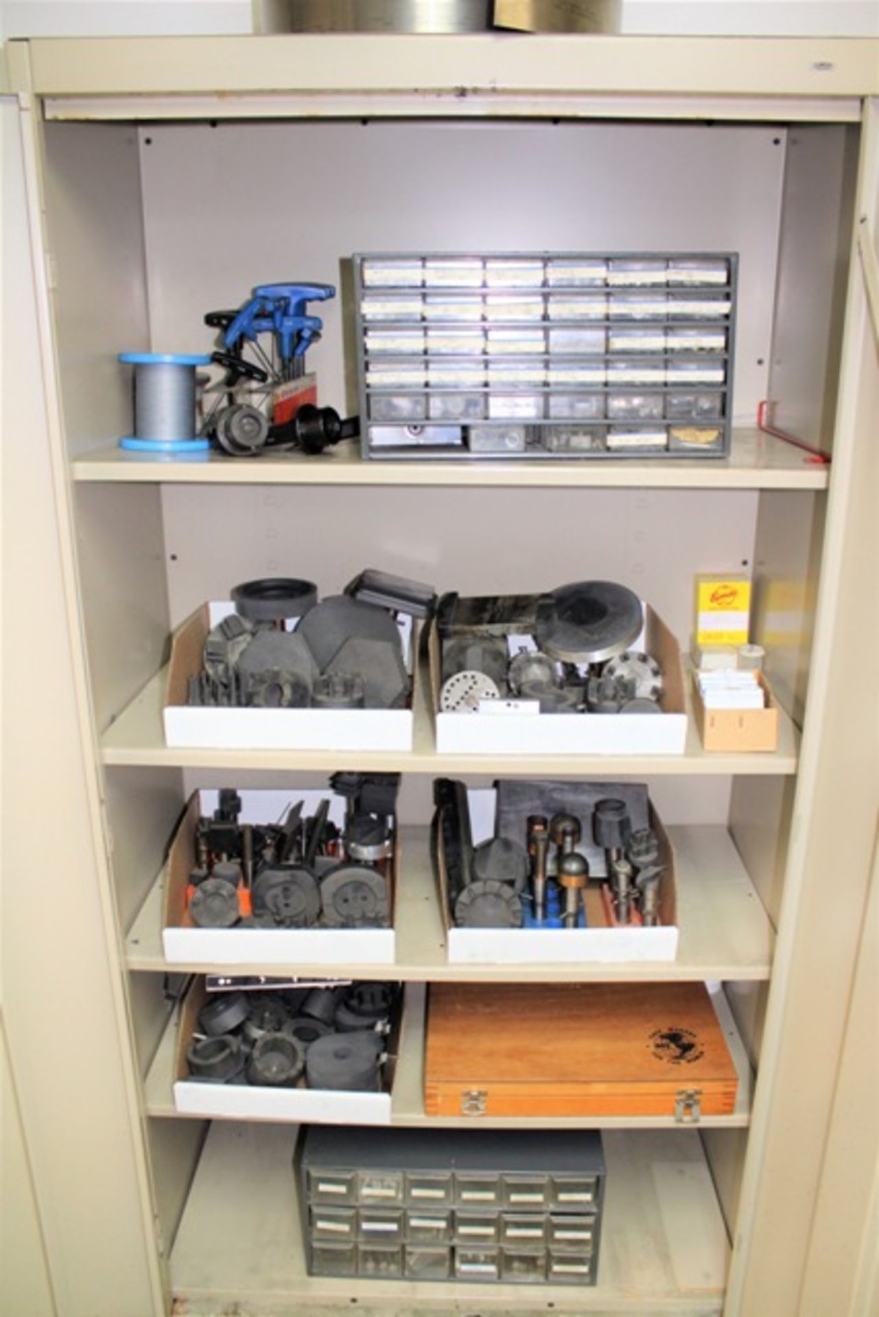 2 Door Cabinet with Assorted EDM Accessories