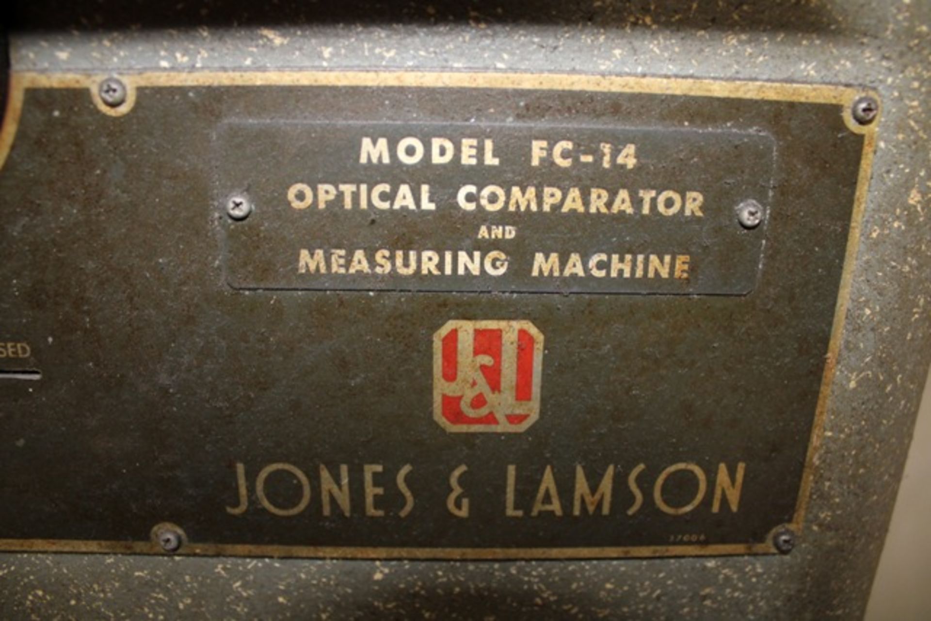 Jones & Lamson Model FC-14 14'' Optical Comparator - Image 4 of 4