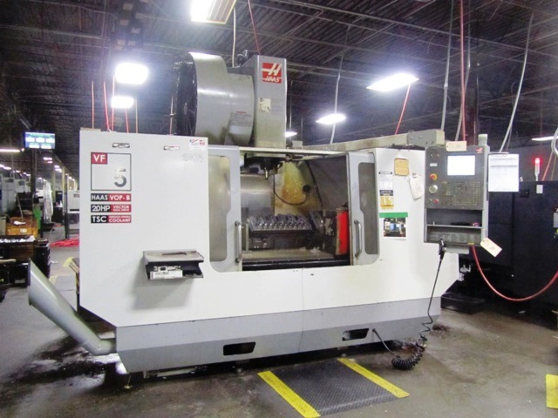 Haas VF5/40 CNC Vertical Machining Center - Image 3 of 6