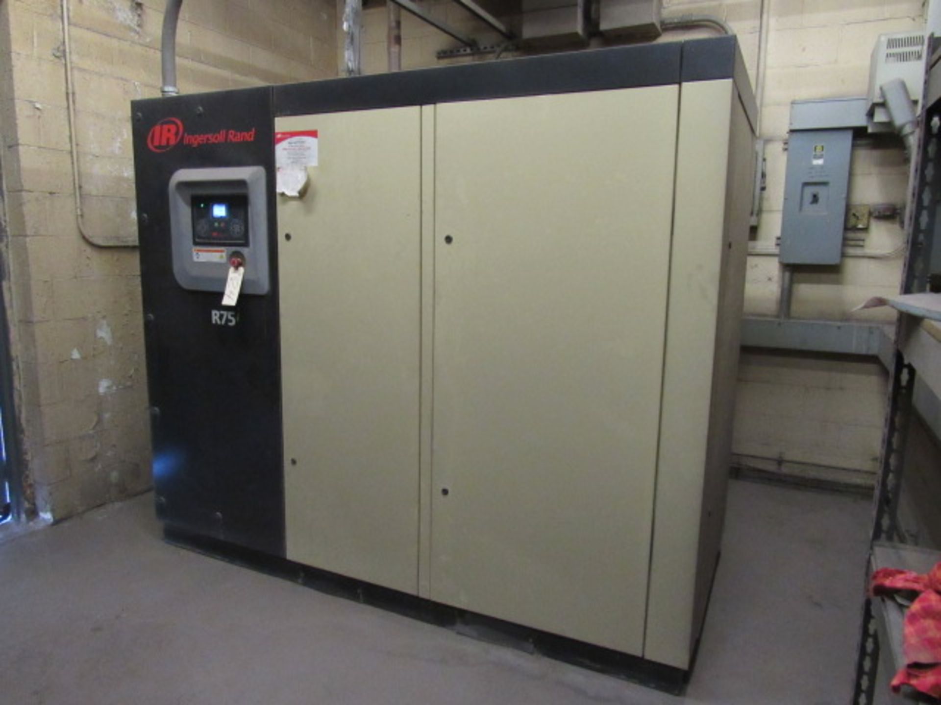 Ingersoll Rand Model R75i-A125 Air Compressor - Image 2 of 6