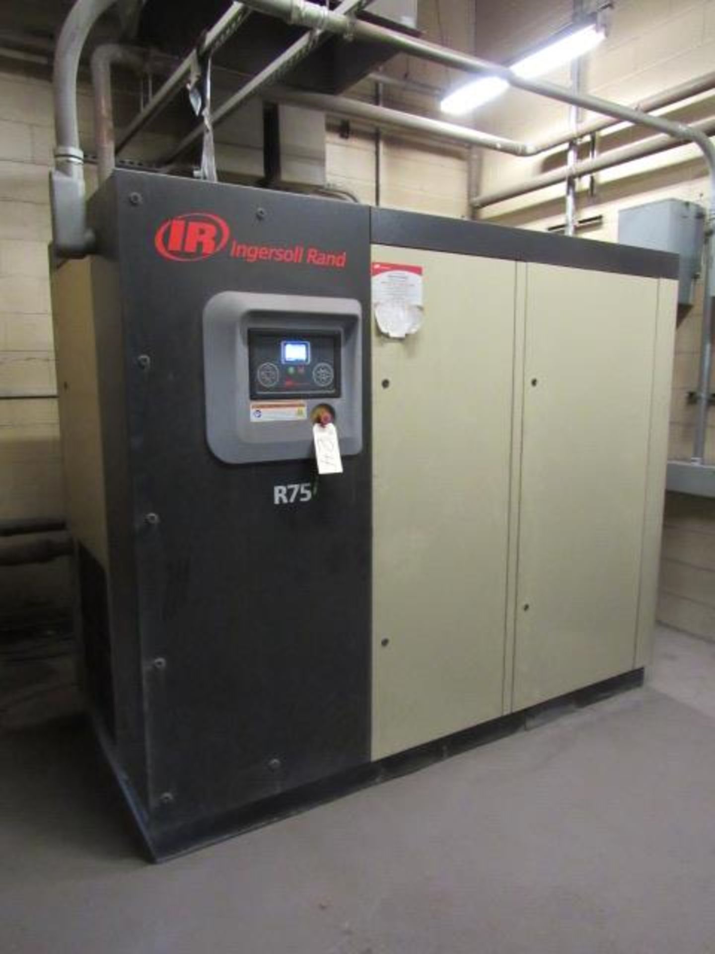 Ingersoll Rand Model R75i-A125 Air Compressor - Image 5 of 6