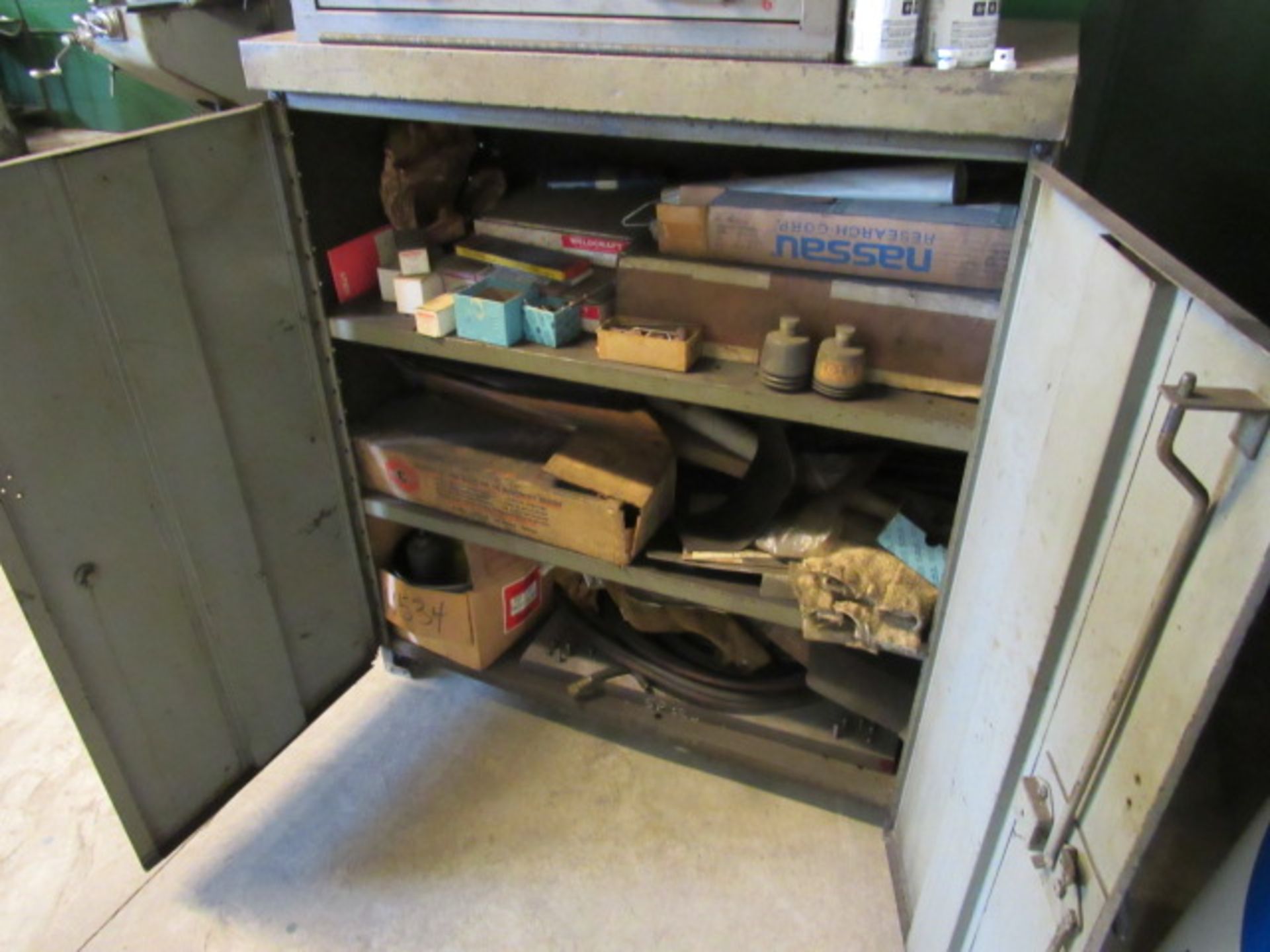 Cabinet with Welding Supplies
