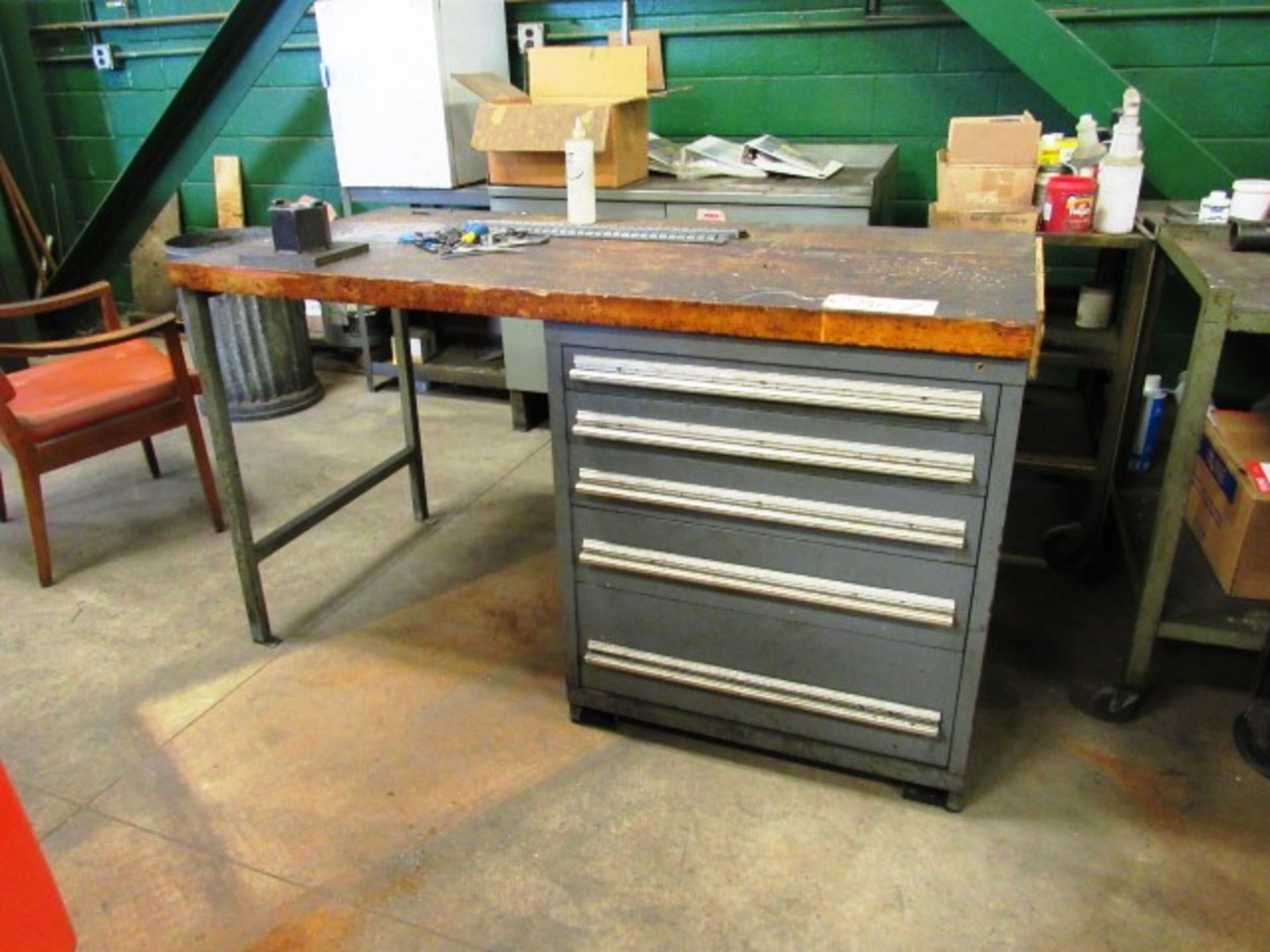 Vidmar Type Cabinet & Workbench