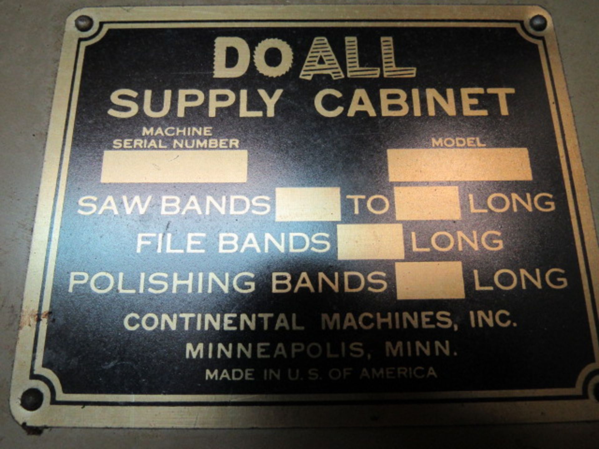 DoAll Supply Cabinet - Image 3 of 3