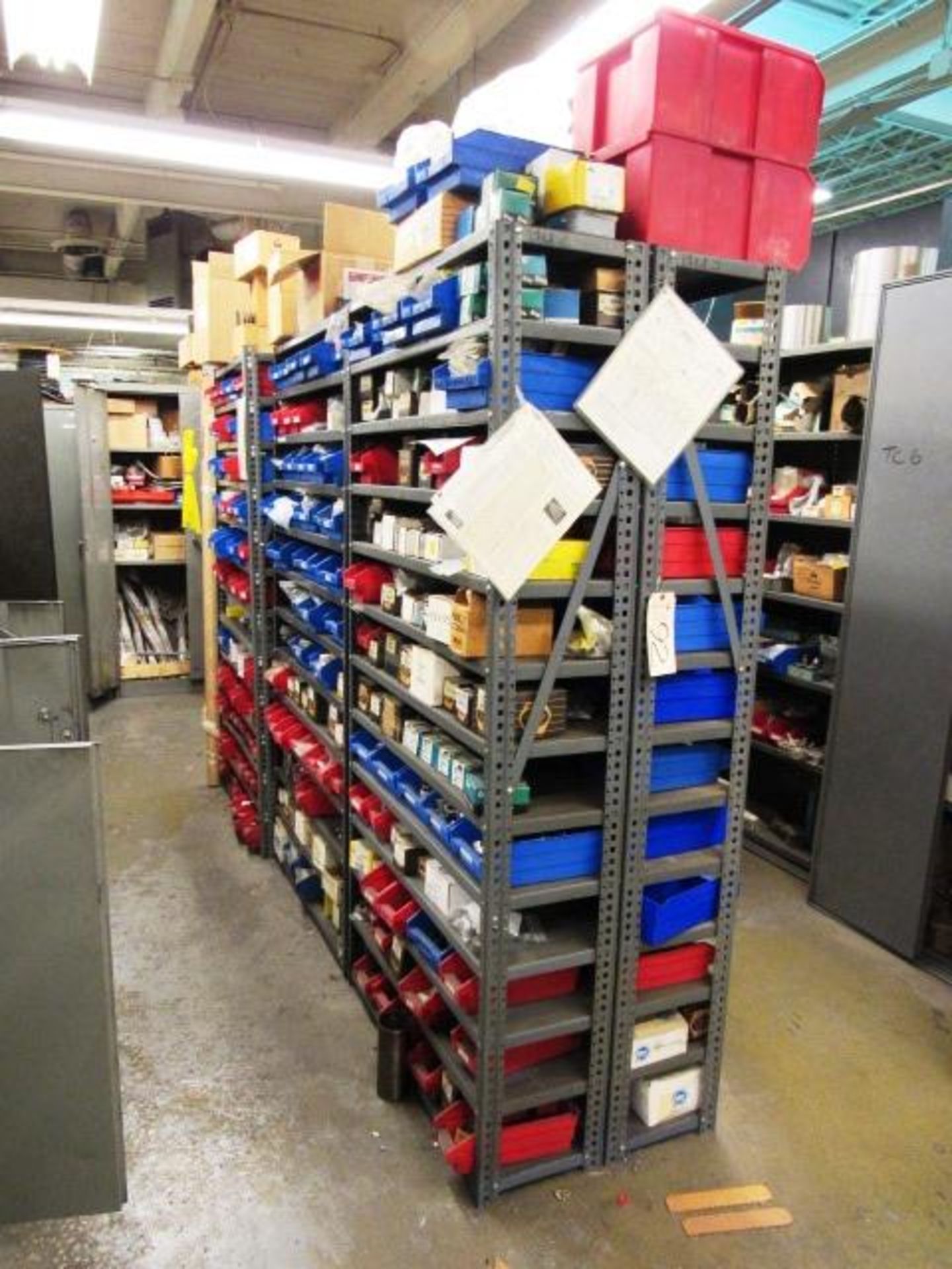 (6) Shelves with Contents (production overruns)