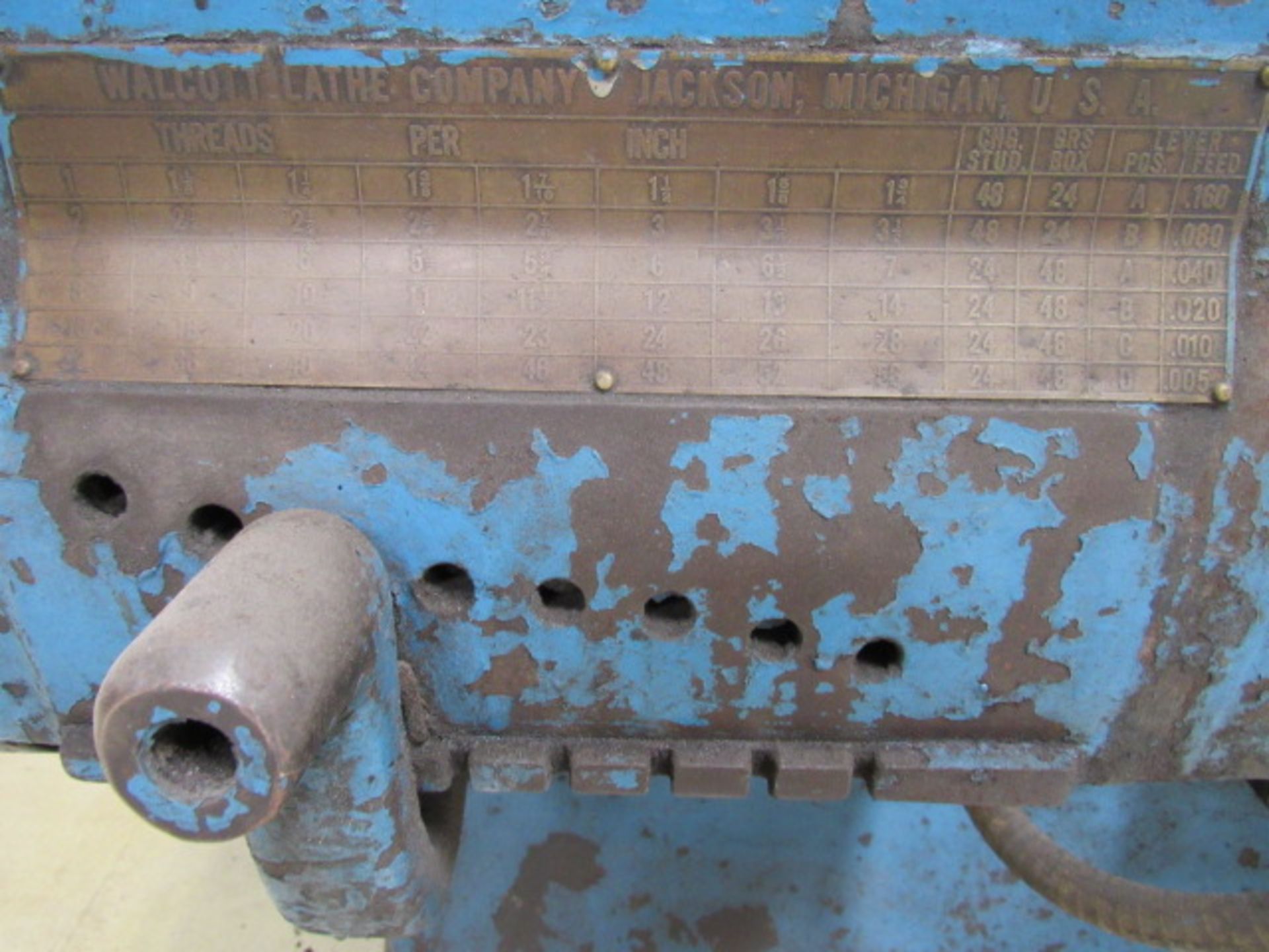 Walcott Engine Lathe - Image 6 of 7